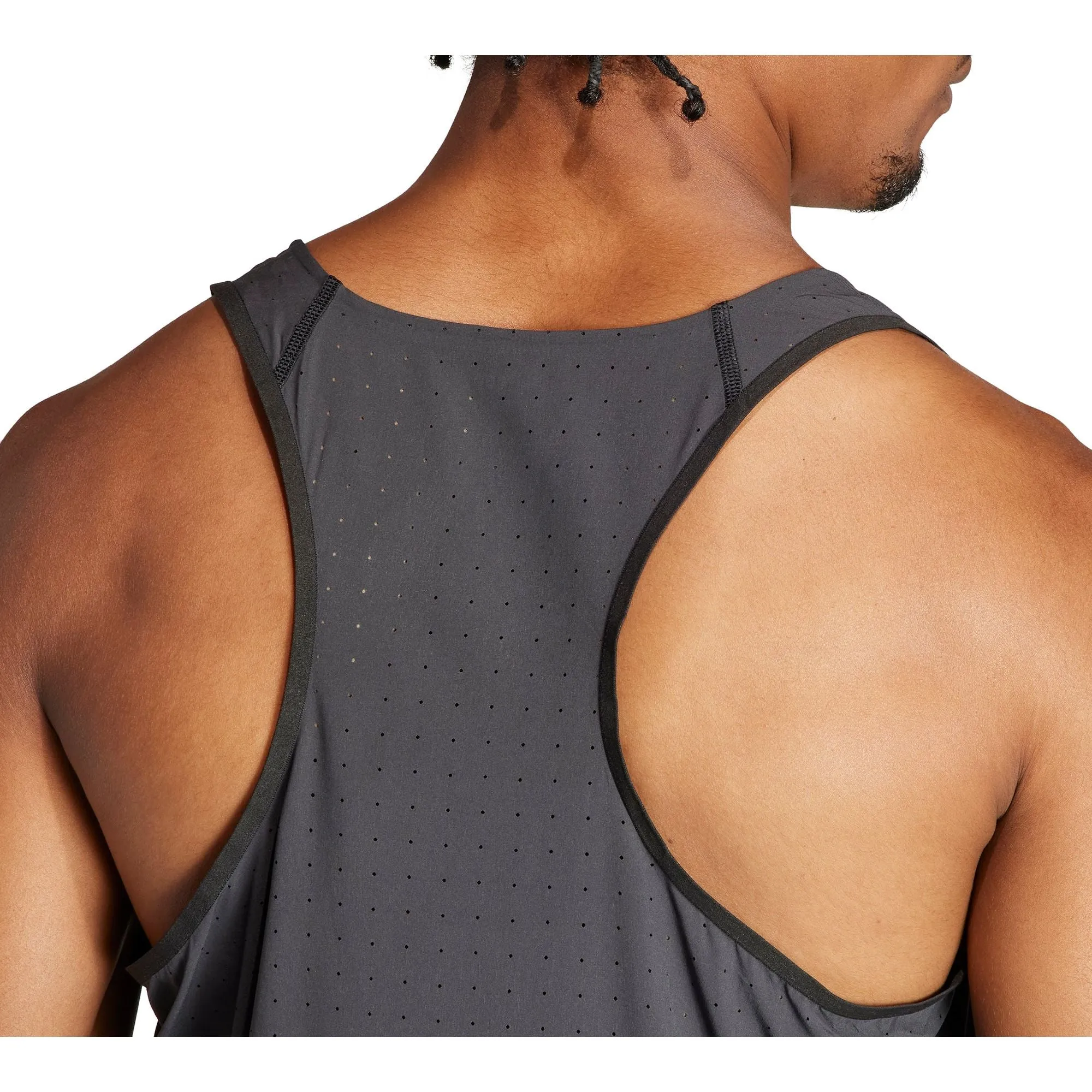 adidas Adizero Mens Running Vest - Black