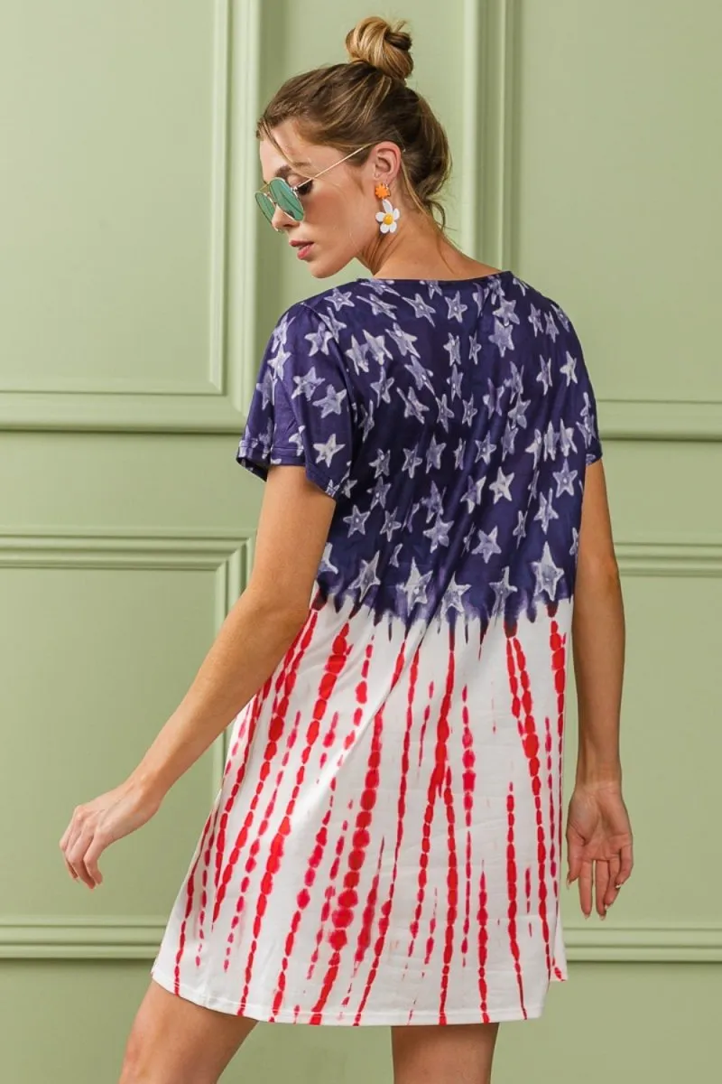 American Flag "Bibi" Dress