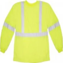 ANSI Class 3 Long Sleeve Lime Tee Shirt (12 Count)