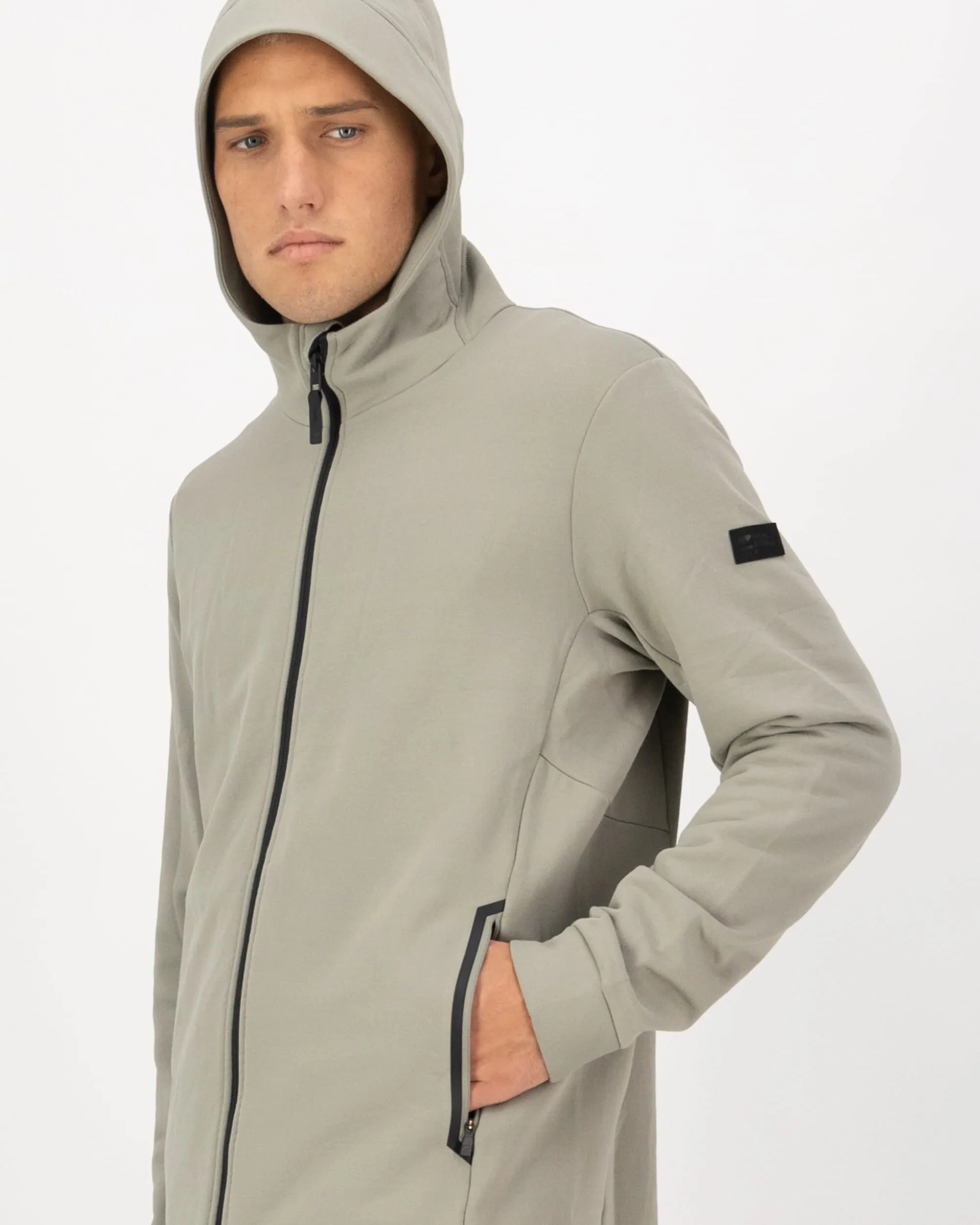 Arcadia Merino Fleece Hoody - Dried Sage