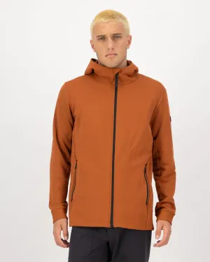 Arcadia Merino Fleece Hoody - Ginger