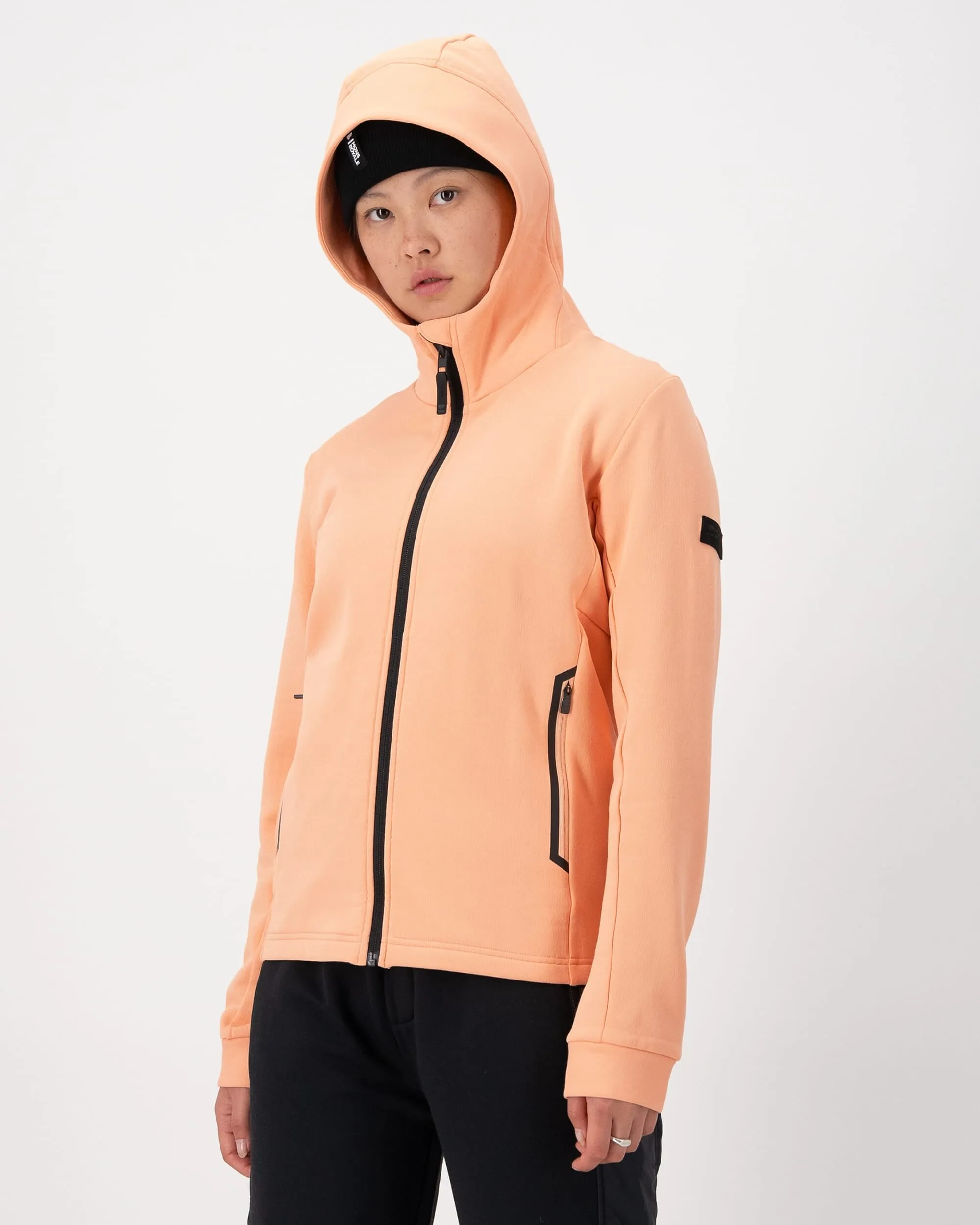 Arcadia Merino Fleece Hoody - Melon