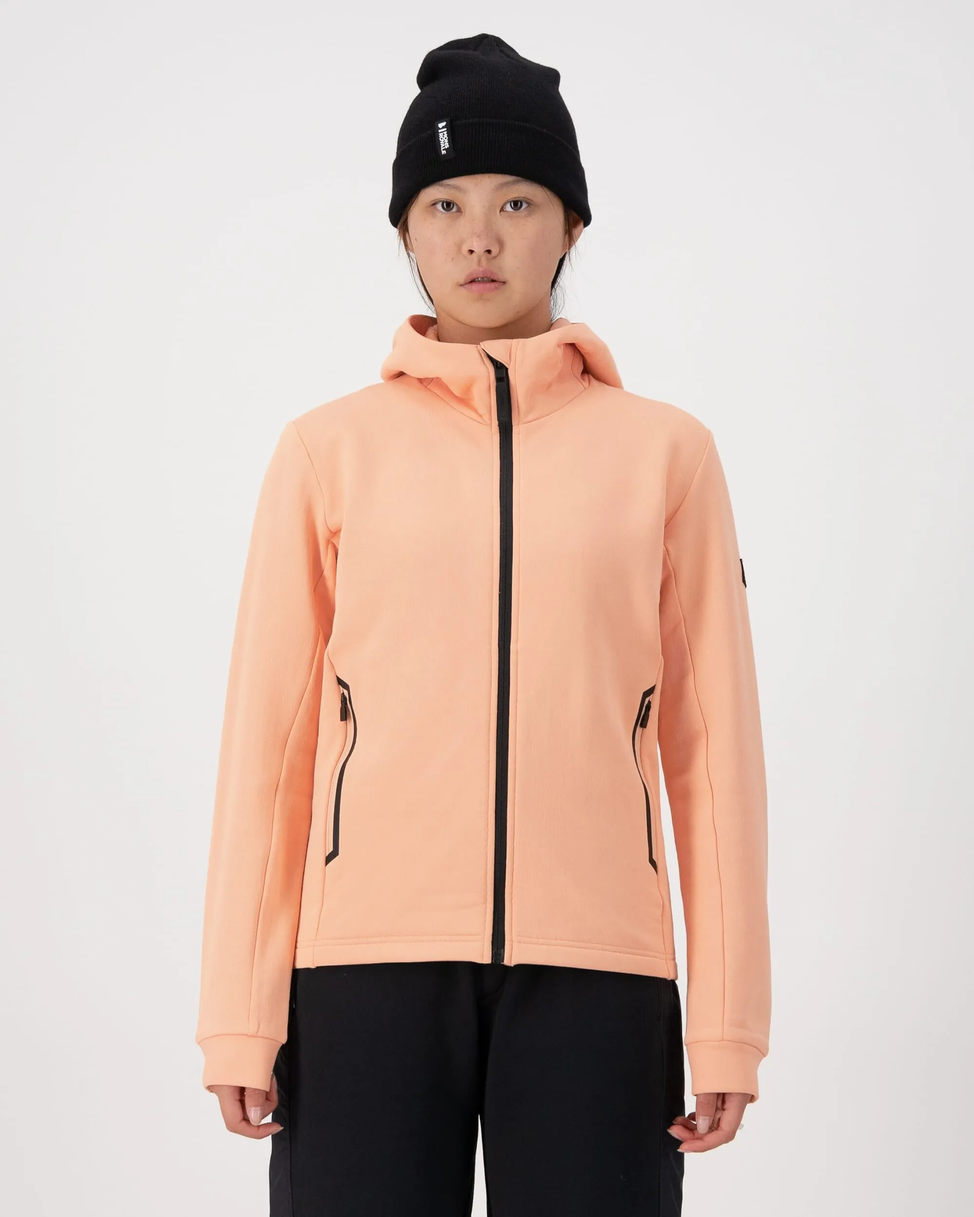 Arcadia Merino Fleece Hoody - Melon