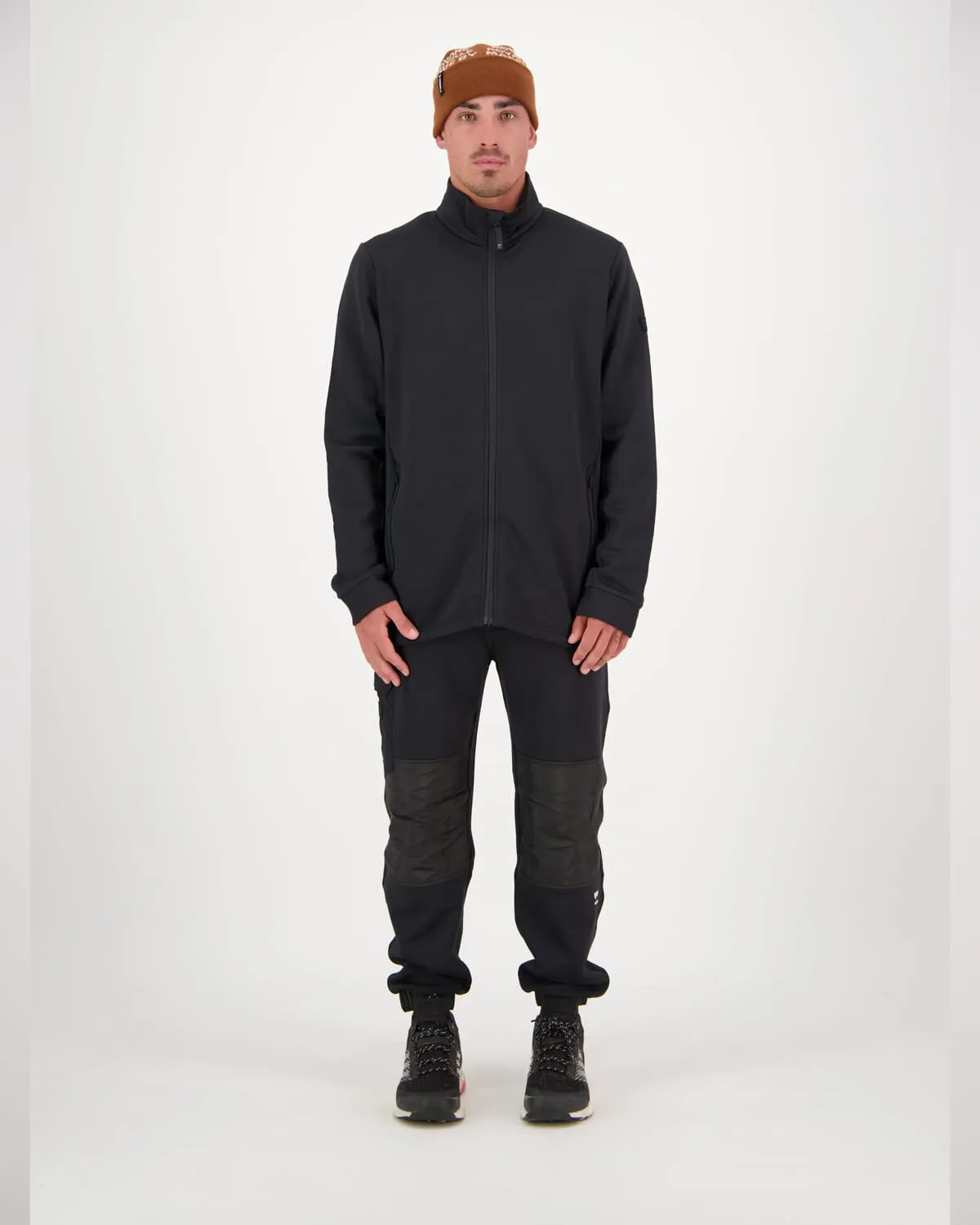 Arcadia Merino Fleece Jacket - Black