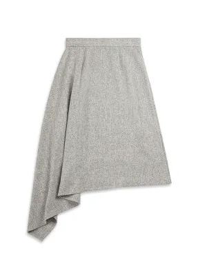 Asymmetric Wrap Skirt