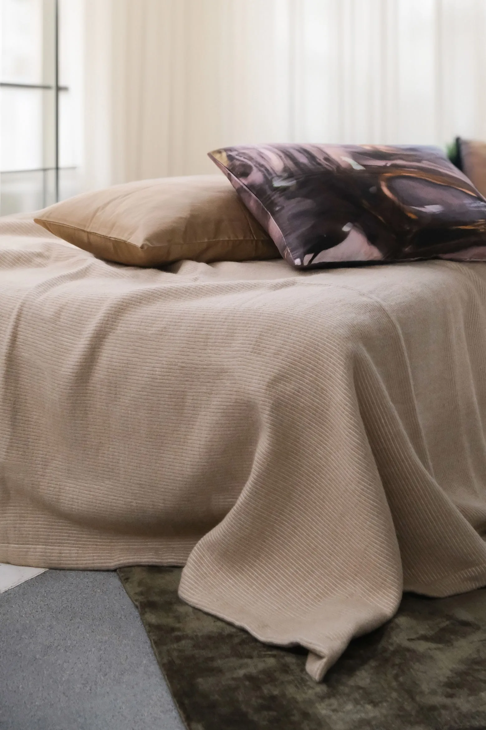 Bedspread Norwegian Wool - Camel