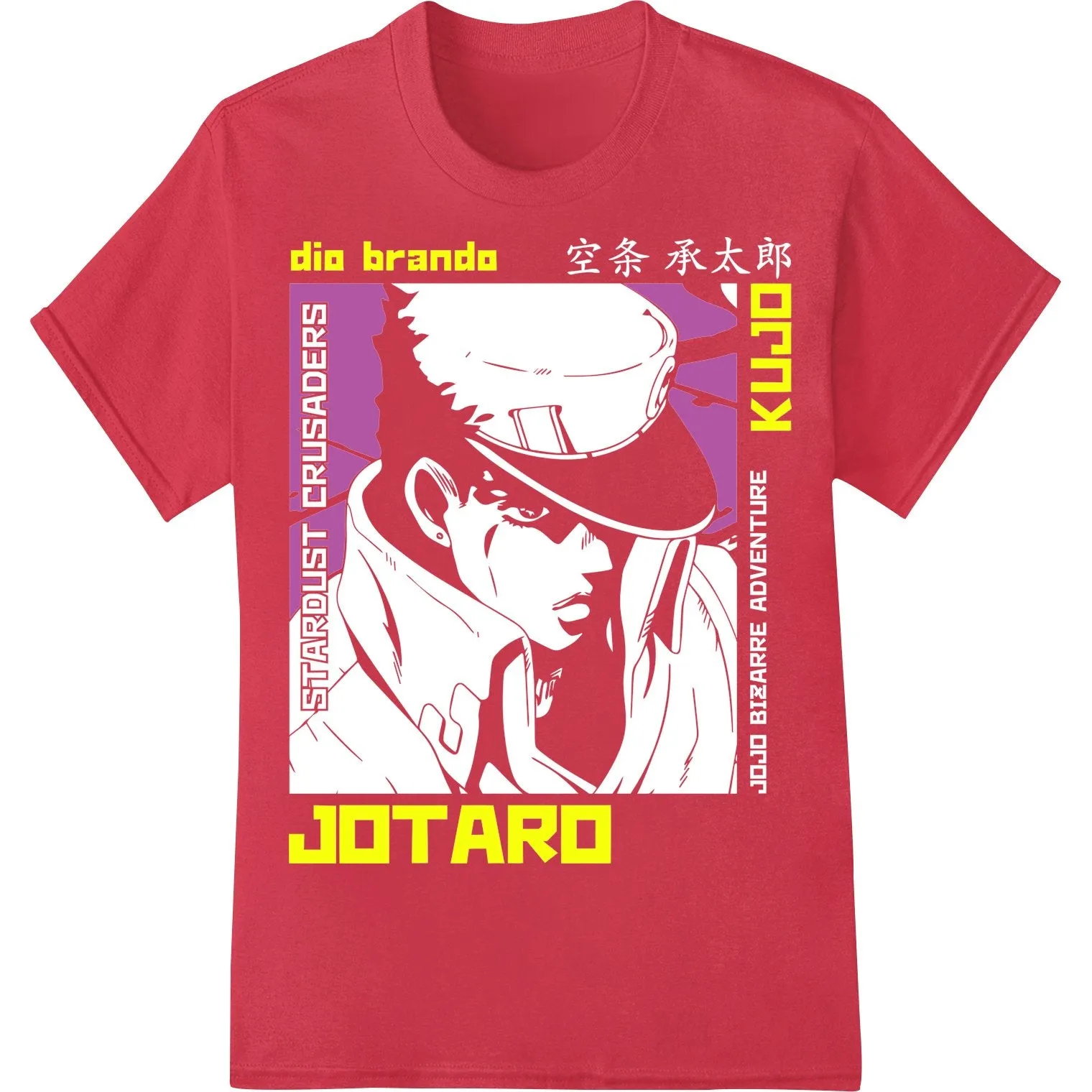 Bold JoJo's Bizarre Adventure Minimalist DTF Heat Transfer