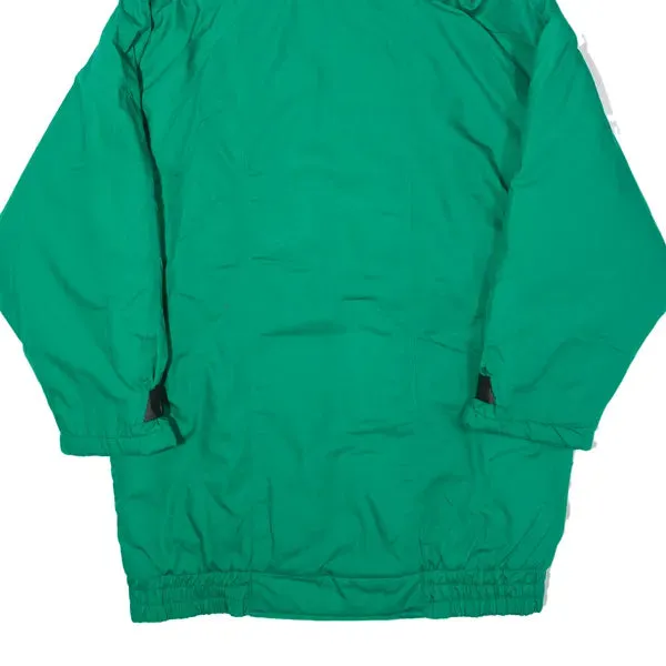 BRITISH MIST Insulated Parka Coat Green 90s Womens M