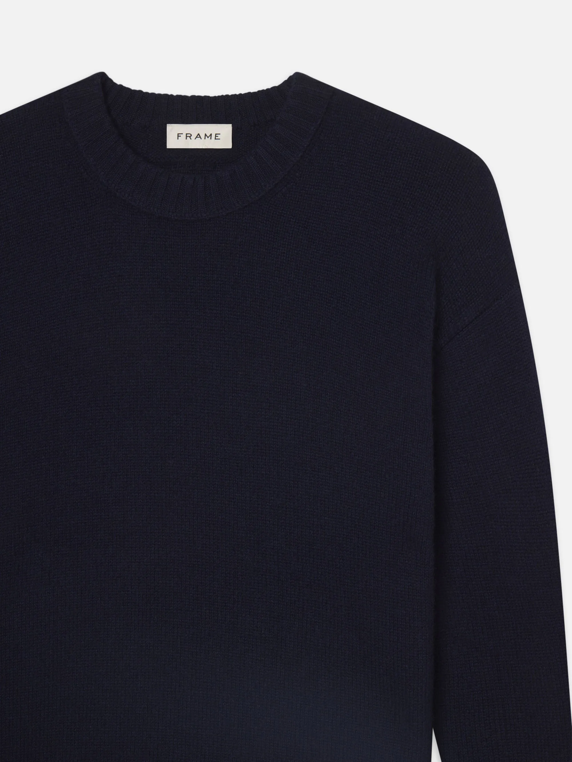 Cashmere Crewneck Sweater -- Navy