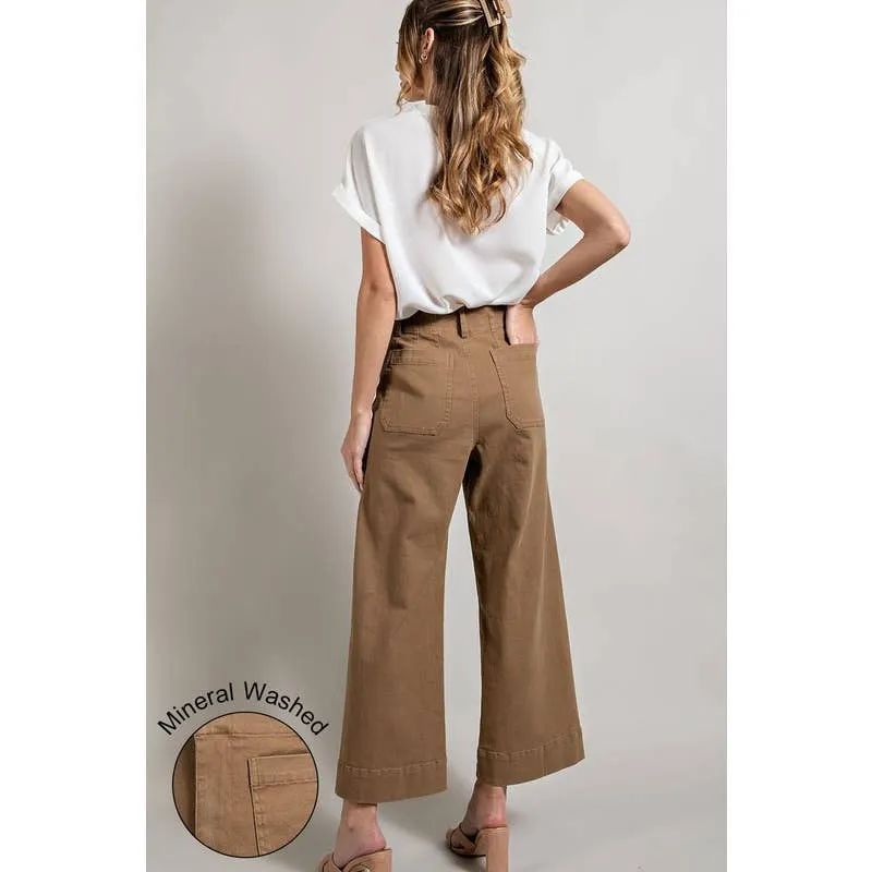 Coco Soft Washed Wide Leg Pants