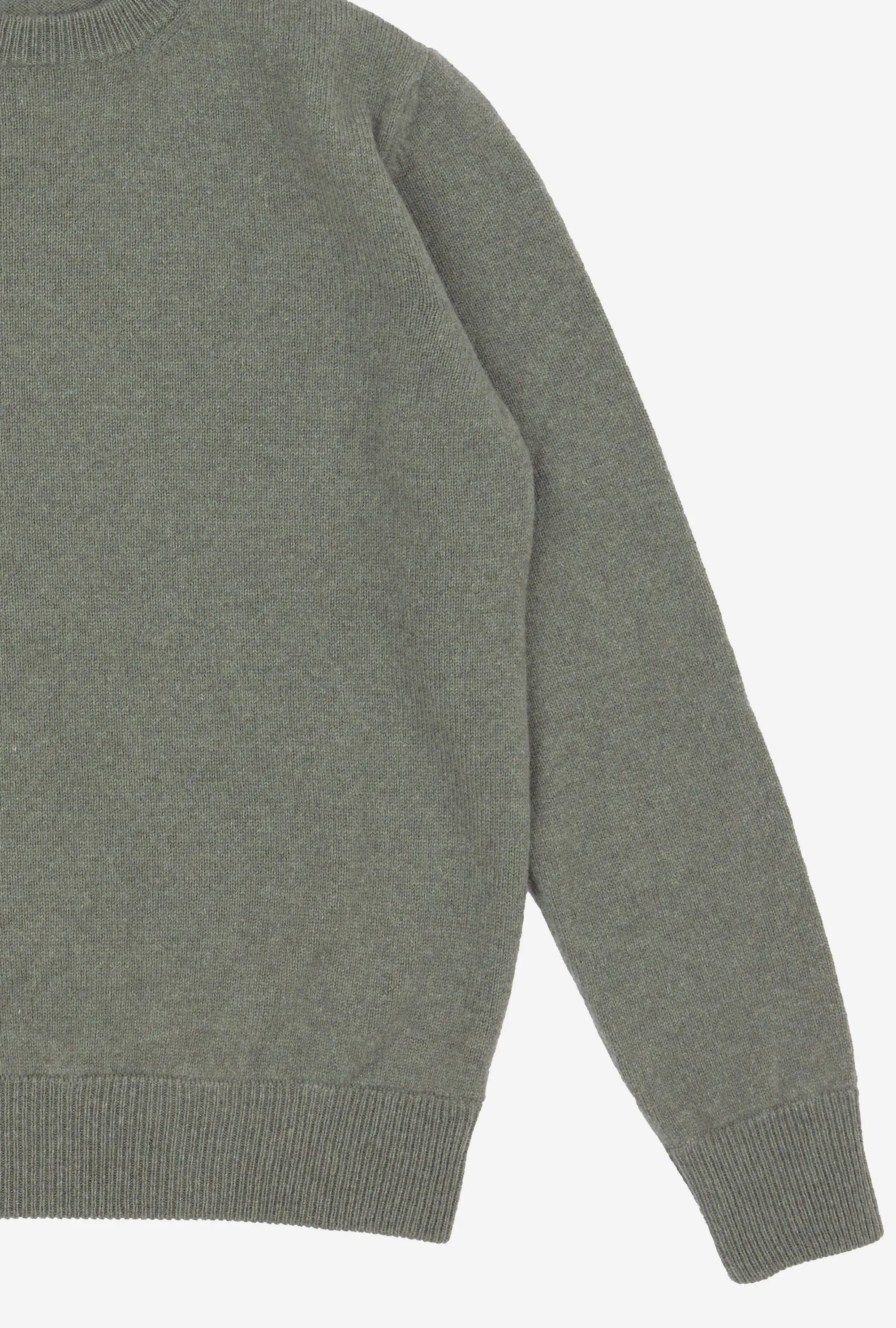 Crewneck Lambswool Shetland Blend Sage