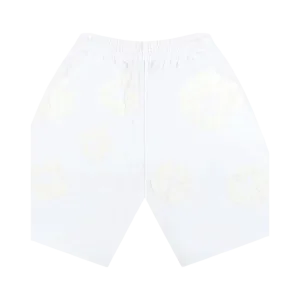 Denim Tears the Cotton Wreath White Sweat Shorts