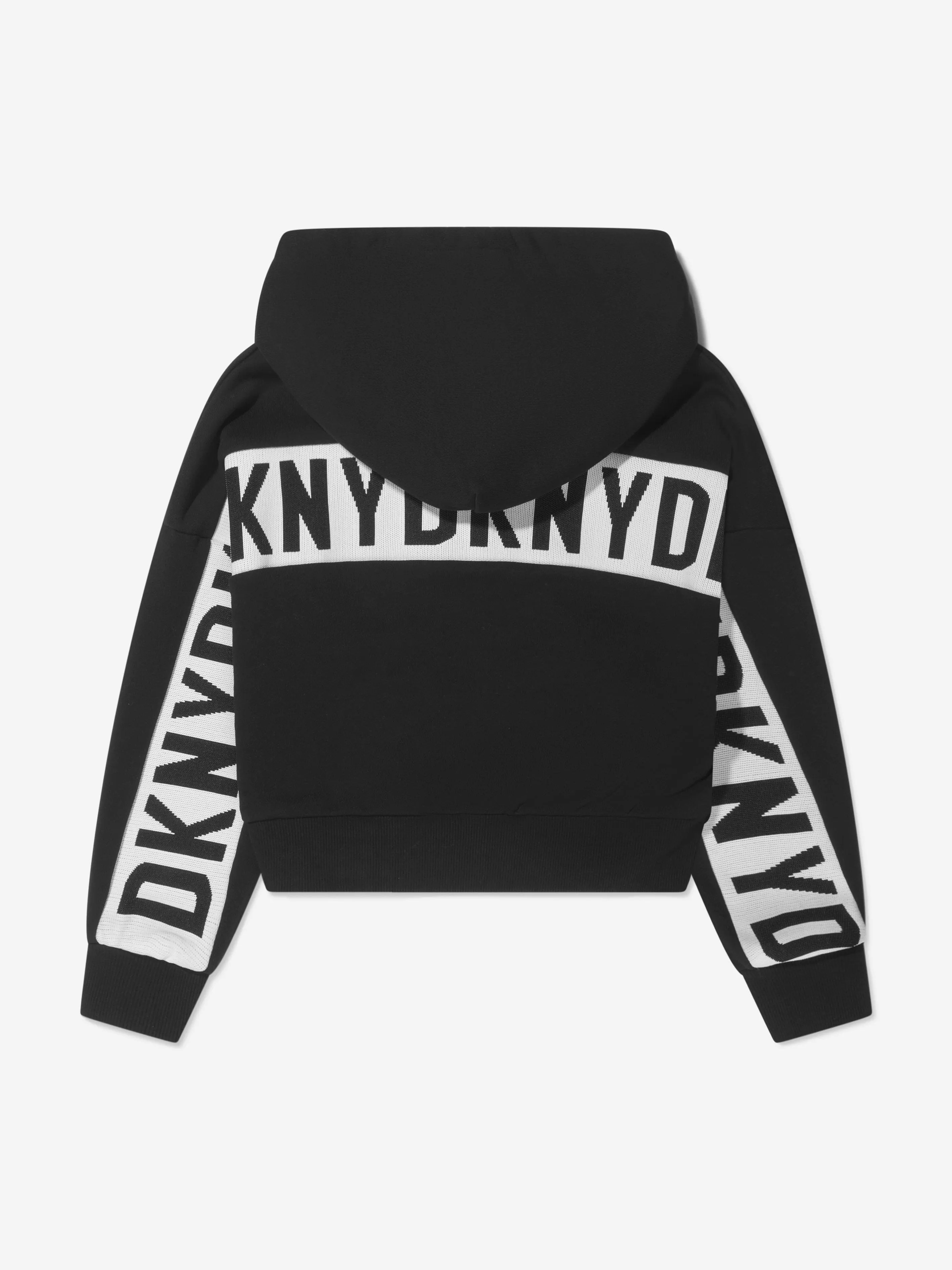 DKNY Girls Logo Zip Up Top