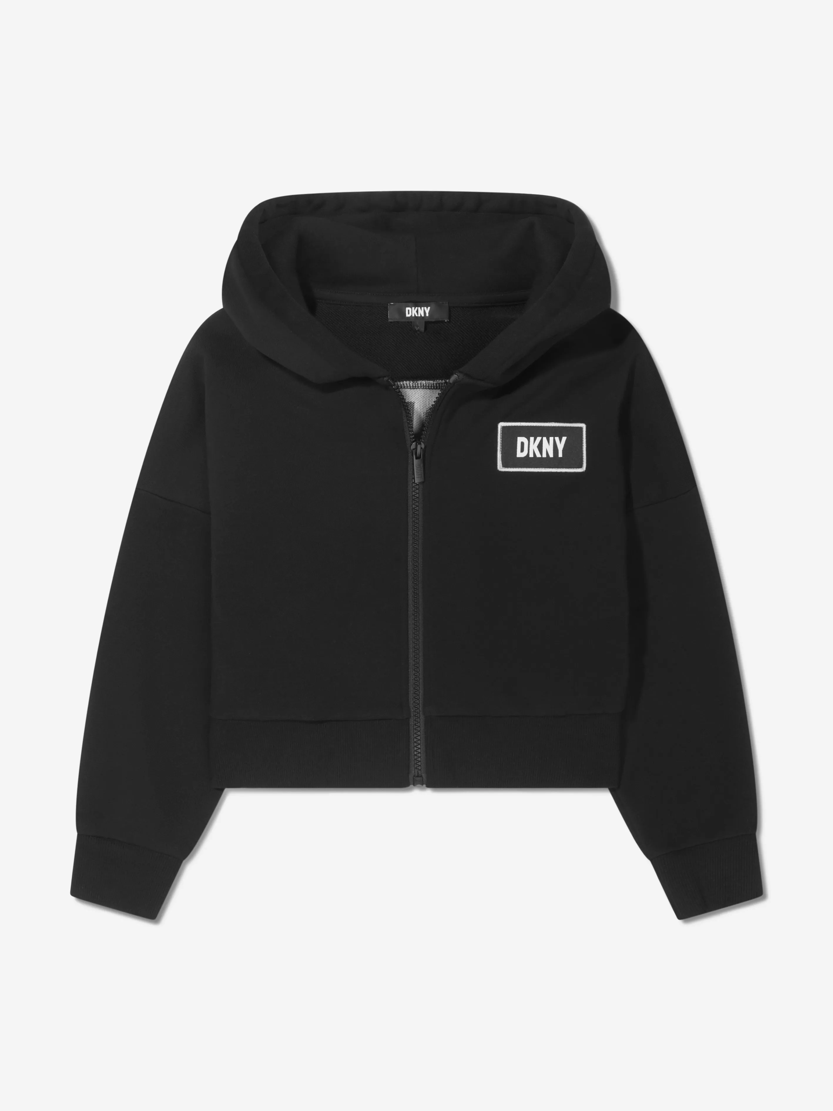 DKNY Girls Logo Zip Up Top