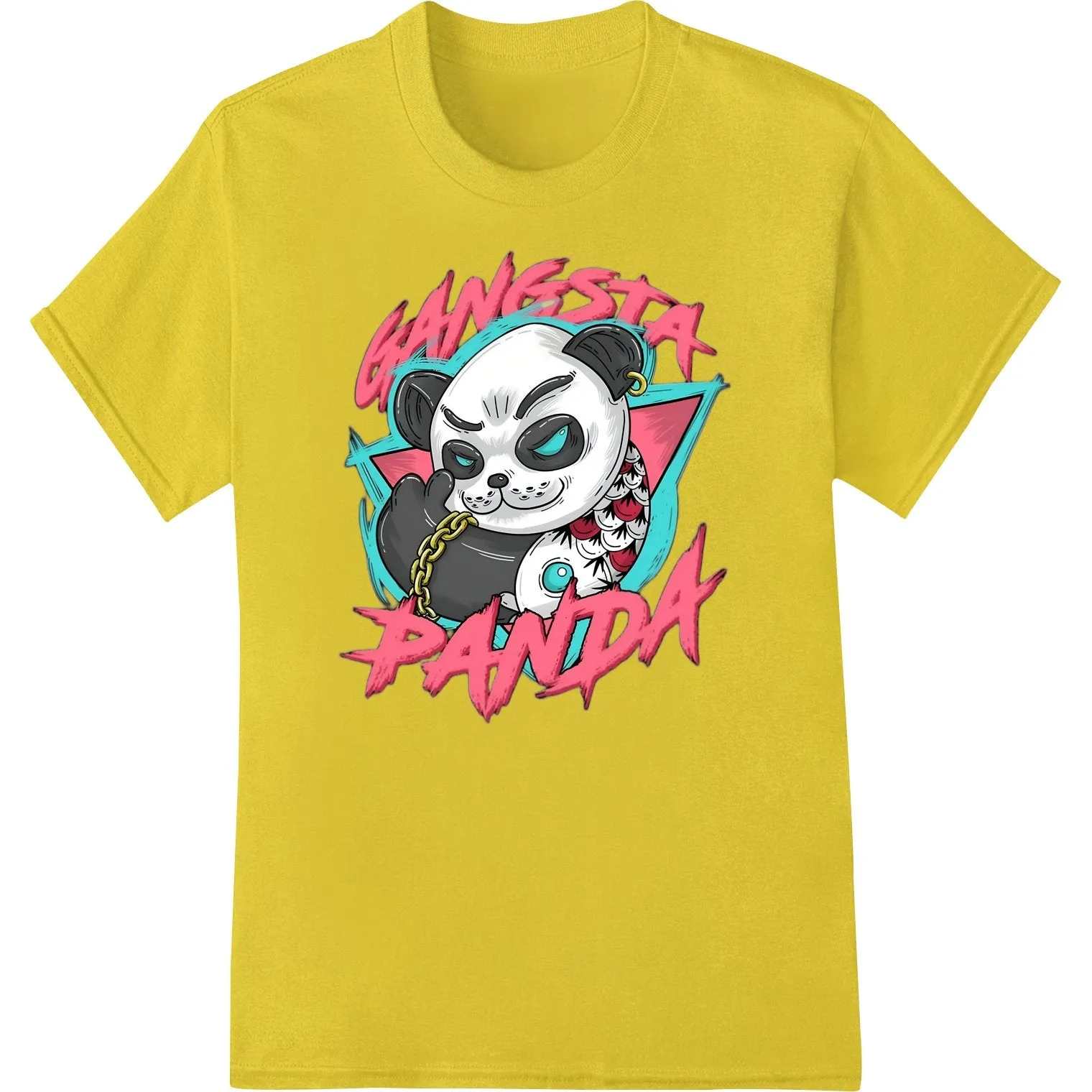 Gangsta Panda: Edgy Cartoon Panda in Hip-Hop Style