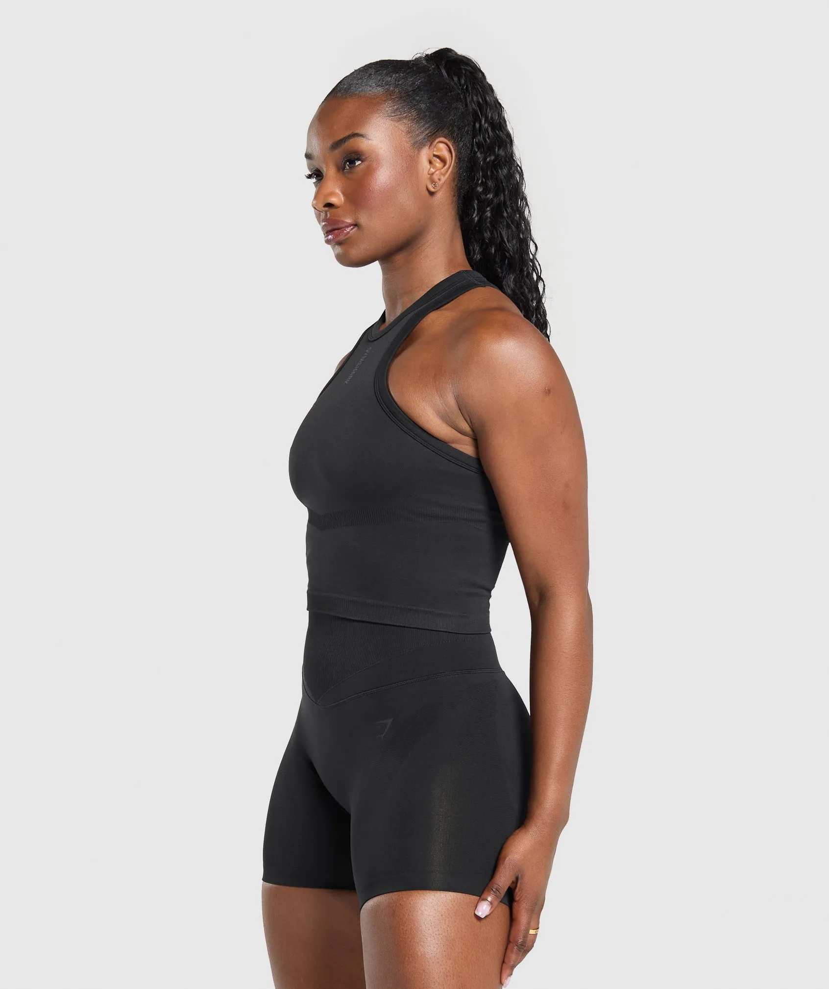 Gymshark Activate Seamless Tank  - Black