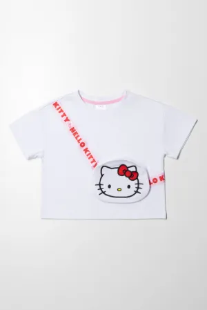 Hello Kitty Bag  Top White