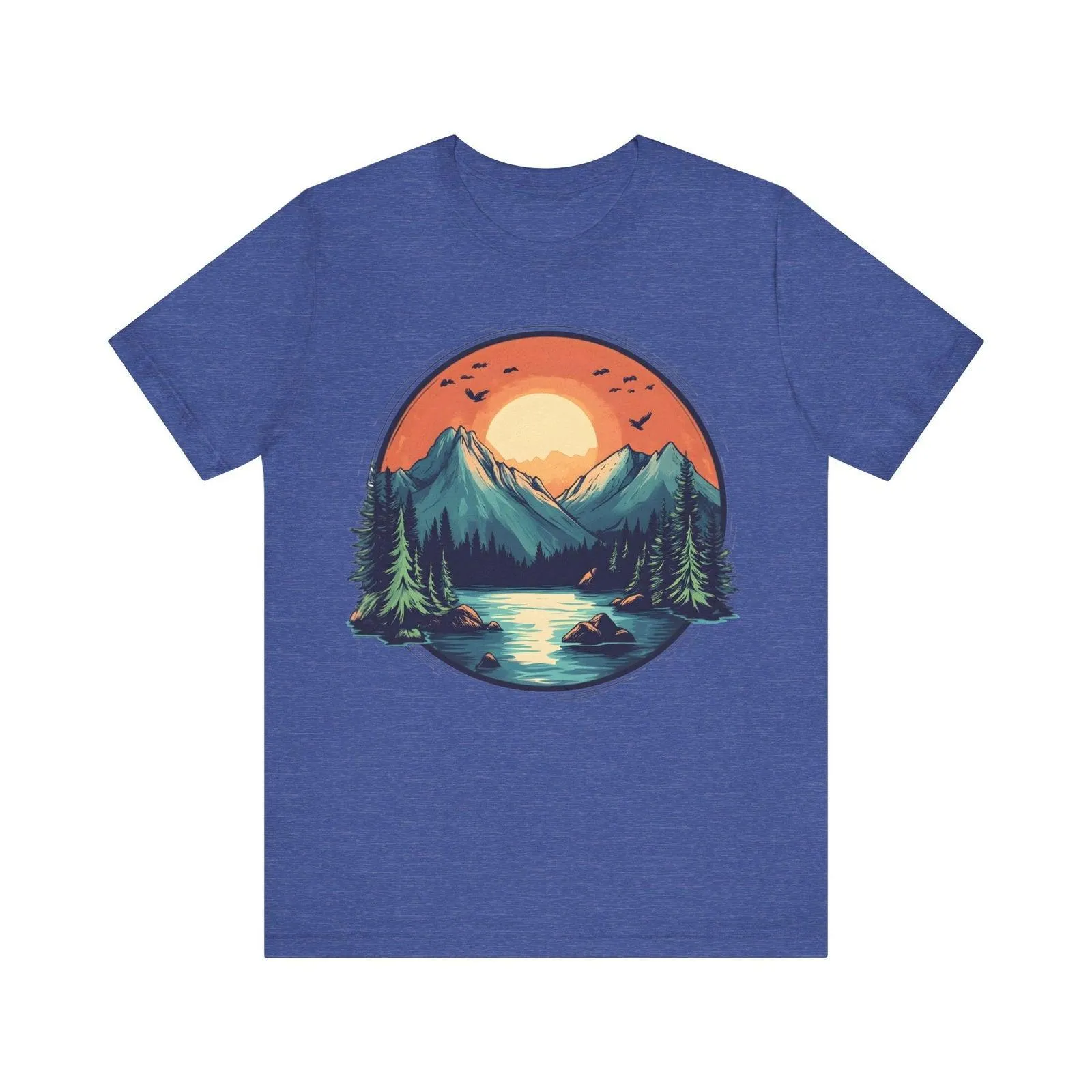 Hiking Mountain Sunrise T Shirt