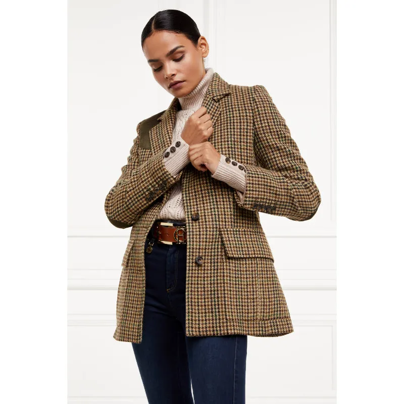 Holland Cooper Single Breasted Field Ladies Blazer - Hailes Green