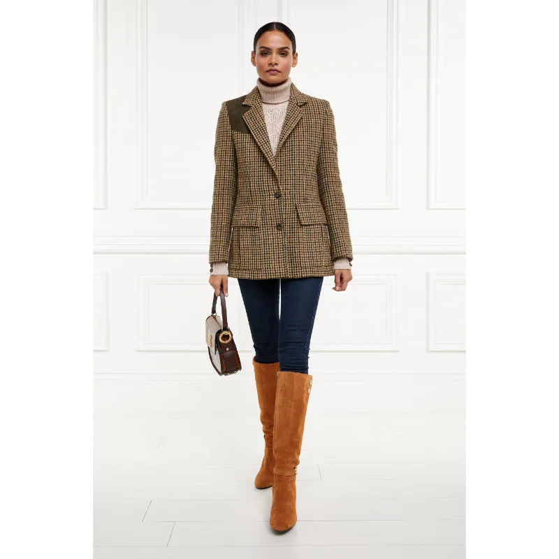 Holland Cooper Single Breasted Field Ladies Blazer - Hailes Green