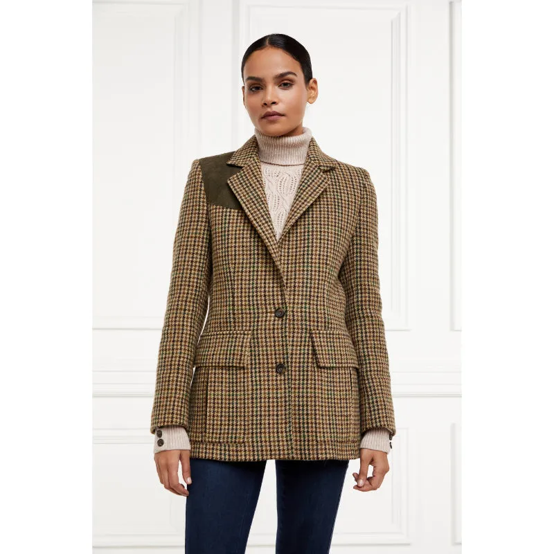 Holland Cooper Single Breasted Field Ladies Blazer - Hailes Green