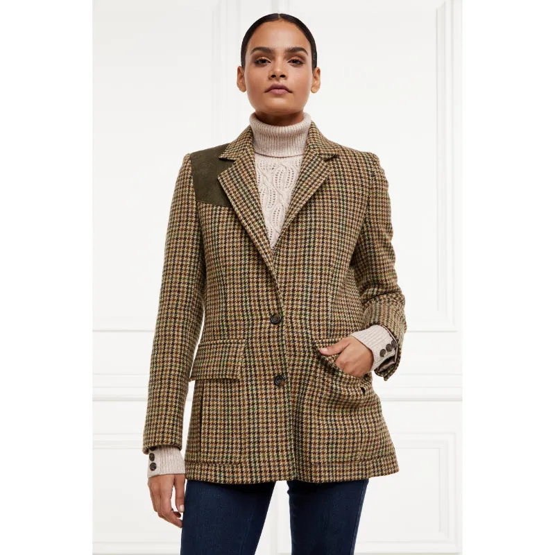 Holland Cooper Single Breasted Field Ladies Blazer - Hailes Green