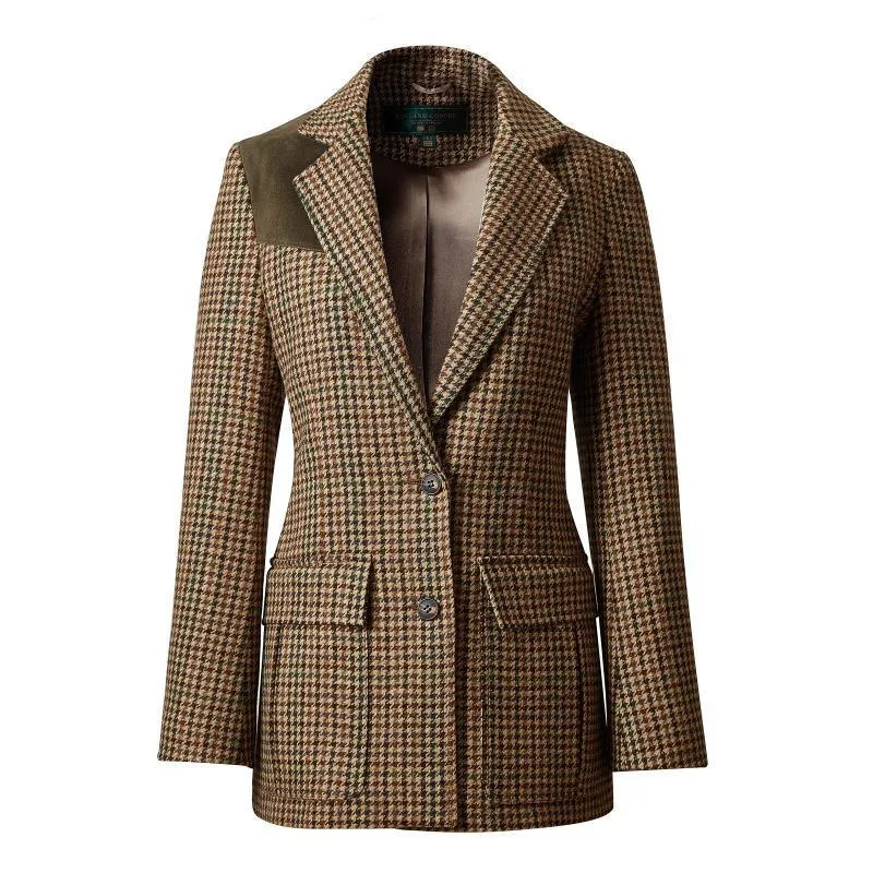 Holland Cooper Single Breasted Field Ladies Blazer - Hailes Green