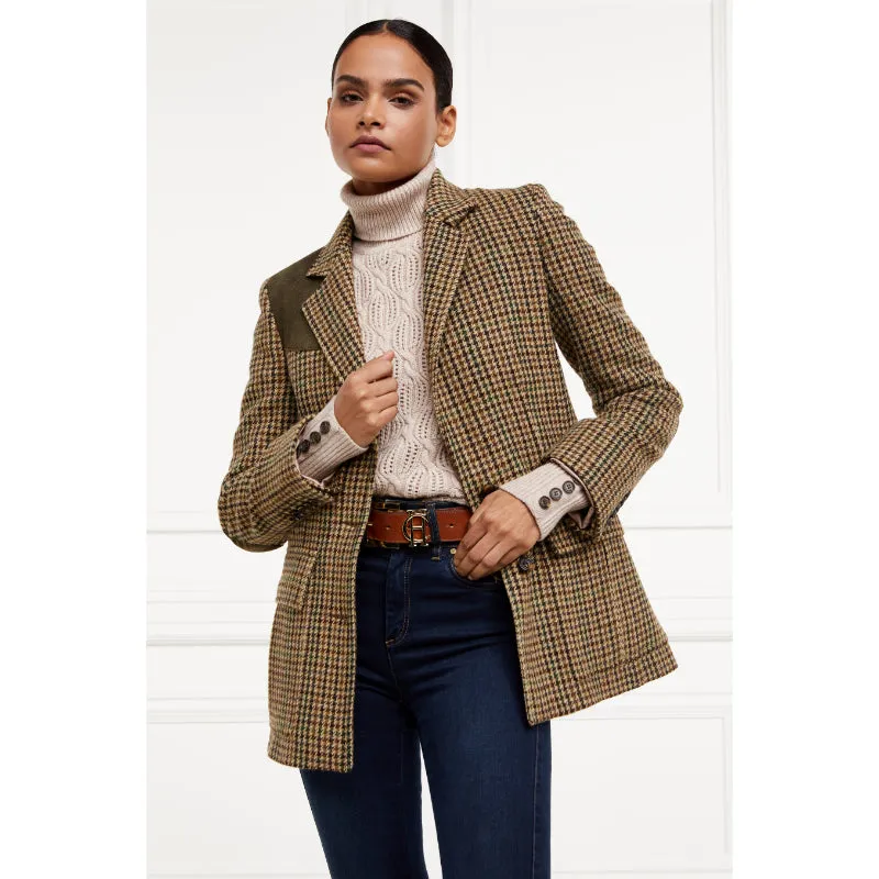 Holland Cooper Single Breasted Field Ladies Blazer - Hailes Green