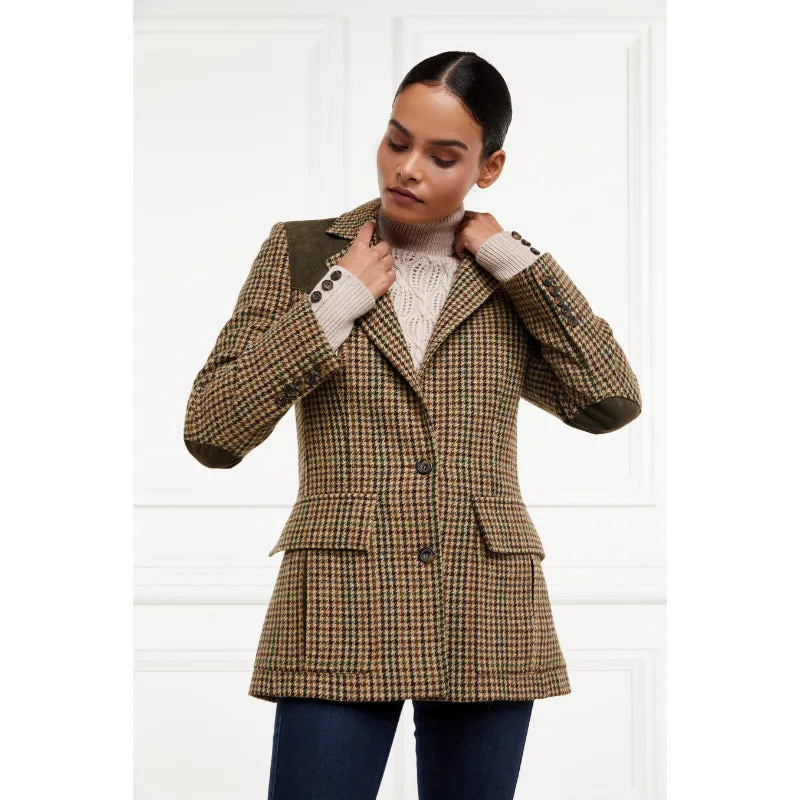 Holland Cooper Single Breasted Field Ladies Blazer - Hailes Green