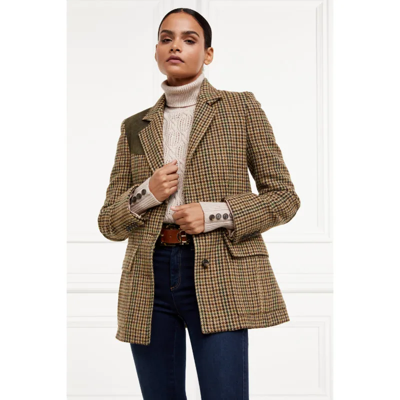 Holland Cooper Single Breasted Field Ladies Blazer - Hailes Green