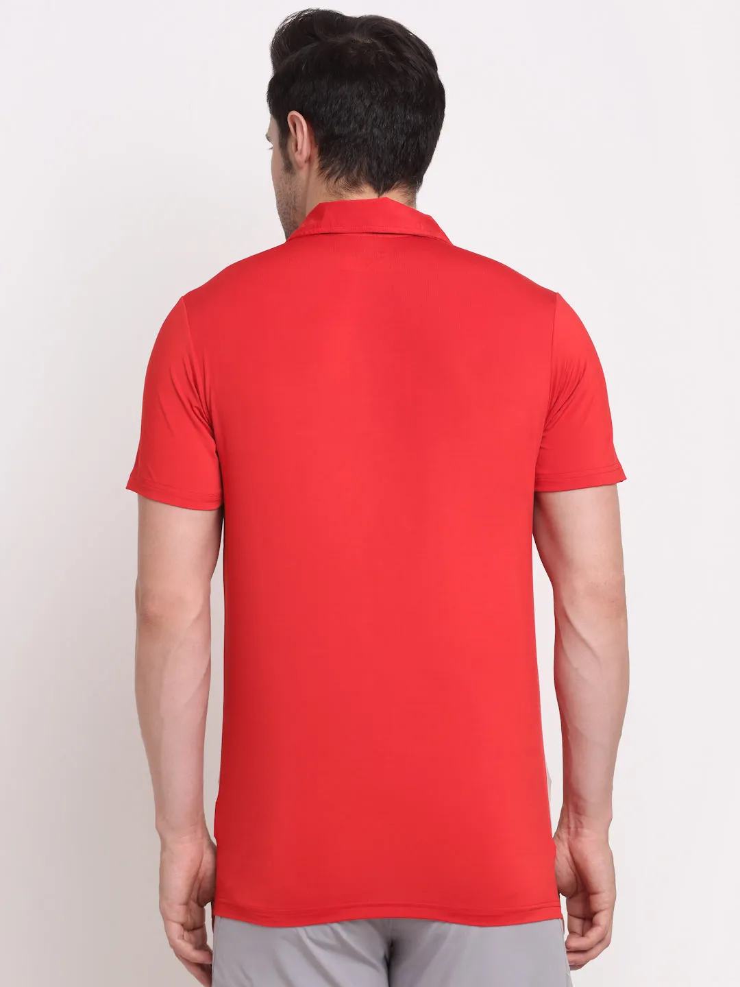 Invincible Men’s Color Block Polo With Side Panel