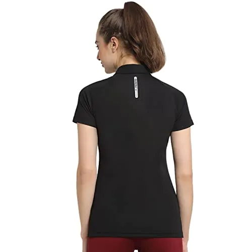 Invincible Women's Raglan Polo Gym Tee