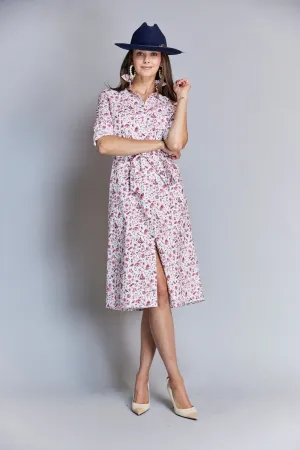 Kate Dress Long in Camp Print