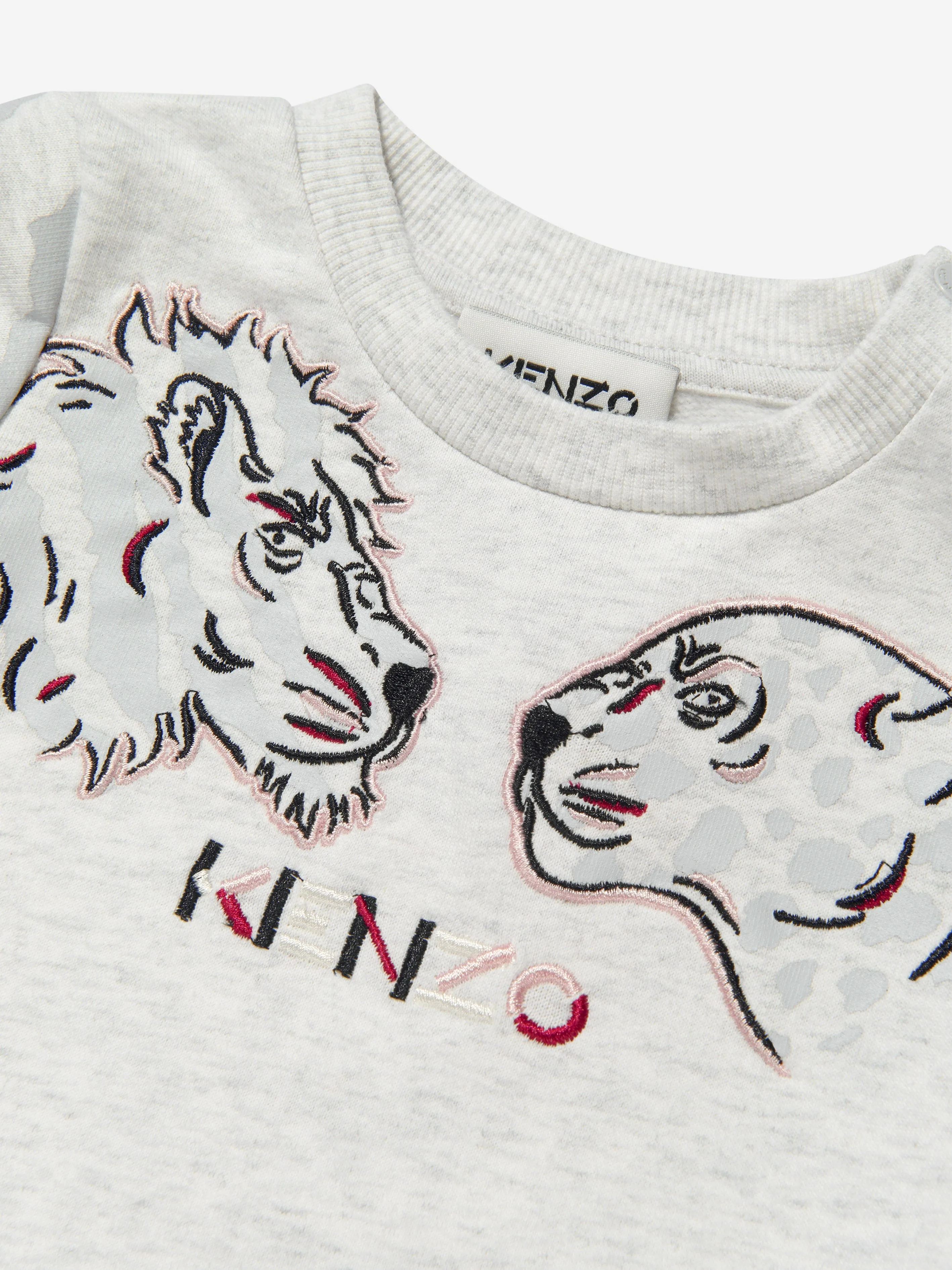 KENZO Baby Girls Tiger And Friend Dress