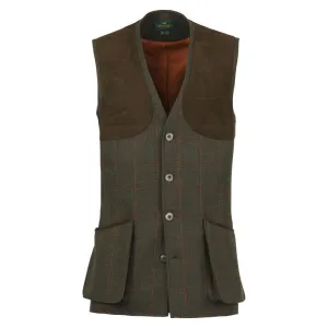 Laksen Leith Mens Tweed Shooting Vest - Hastings Tweed