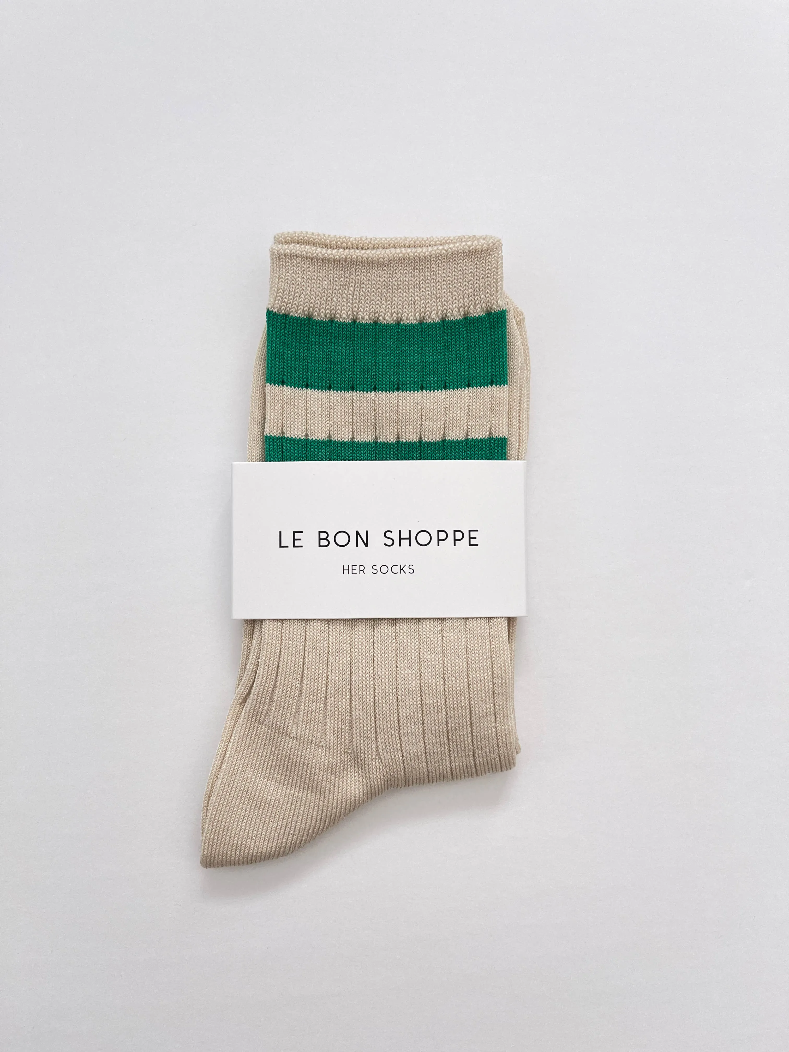 LE BON SHOPPE | Her Socks - Varsity: Black