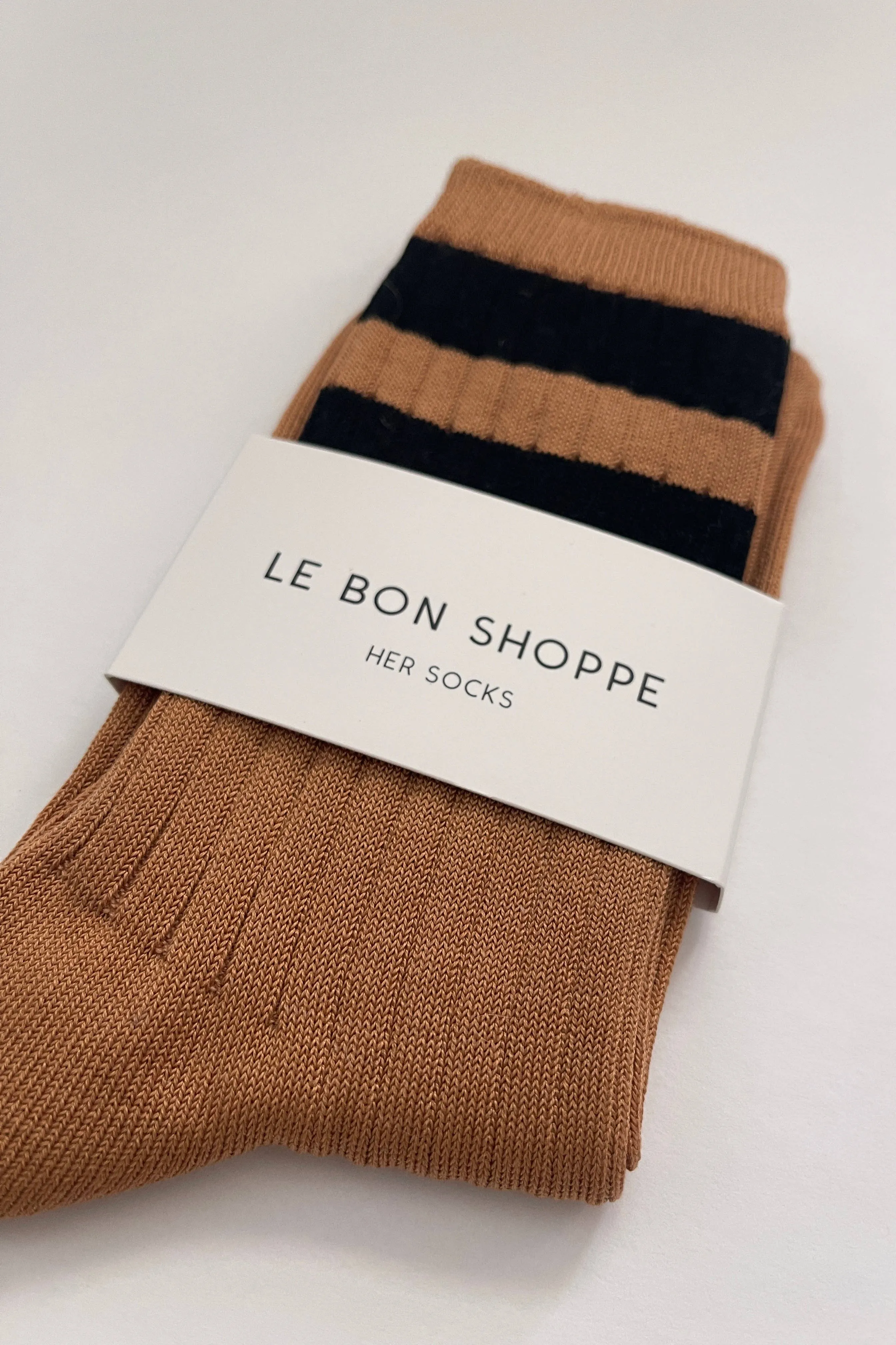 LE BON SHOPPE | Her Socks - Varsity: Black