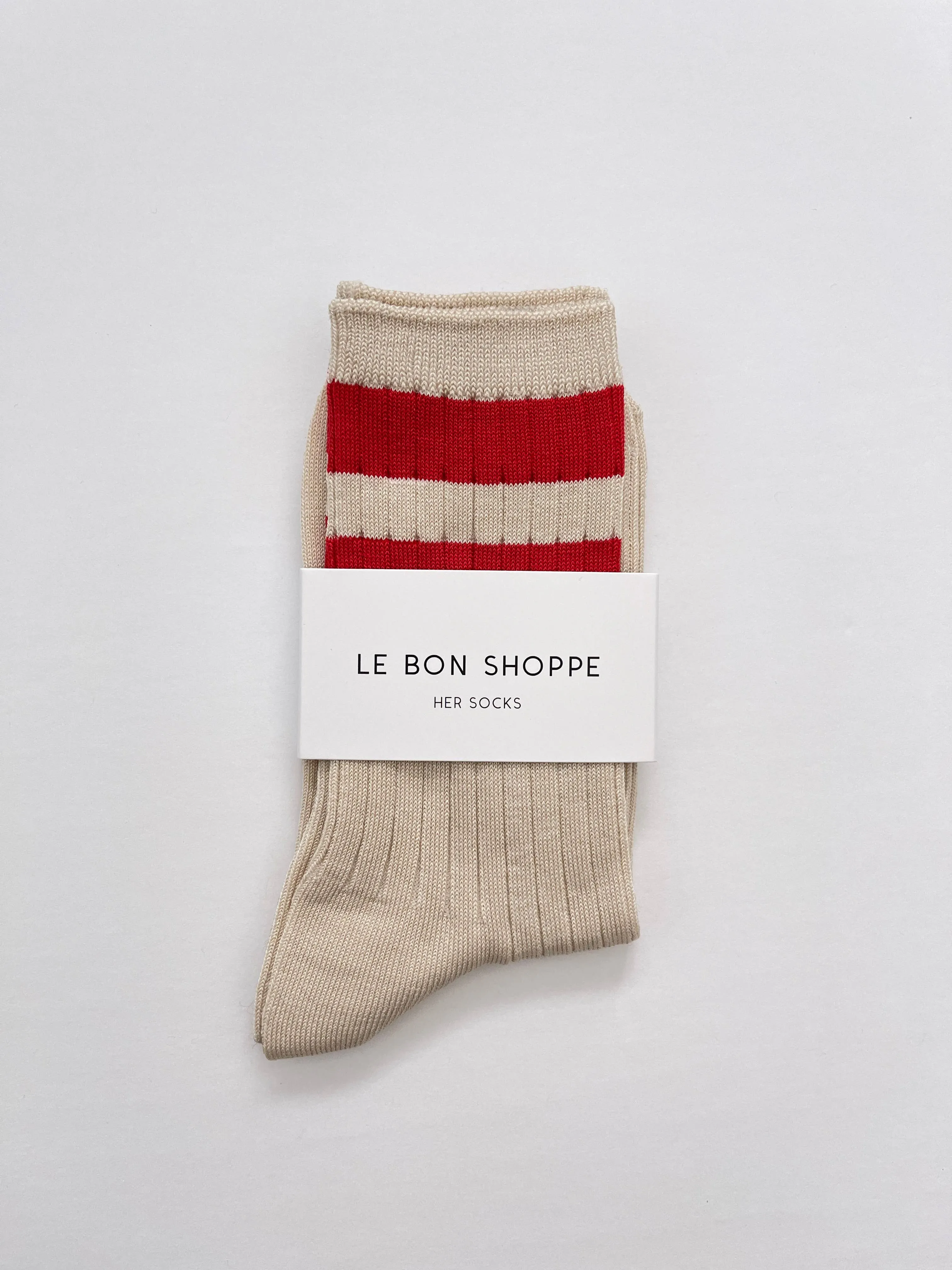 LE BON SHOPPE | Her Socks - Varsity: Black