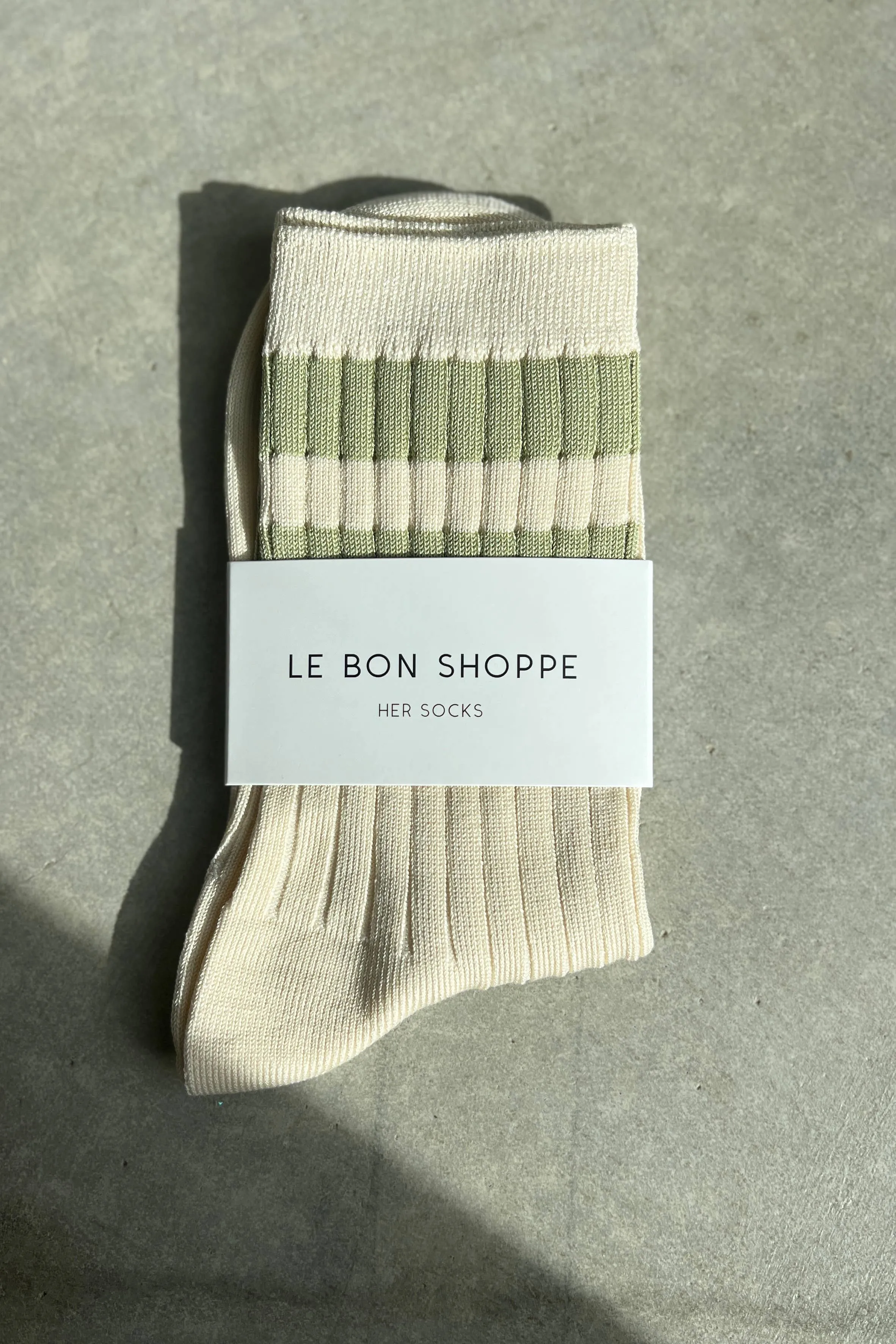 LE BON SHOPPE | Her Socks - Varsity: Black