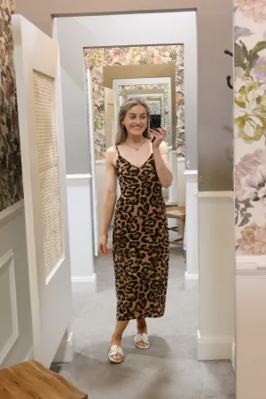 Leopard Slip Dress