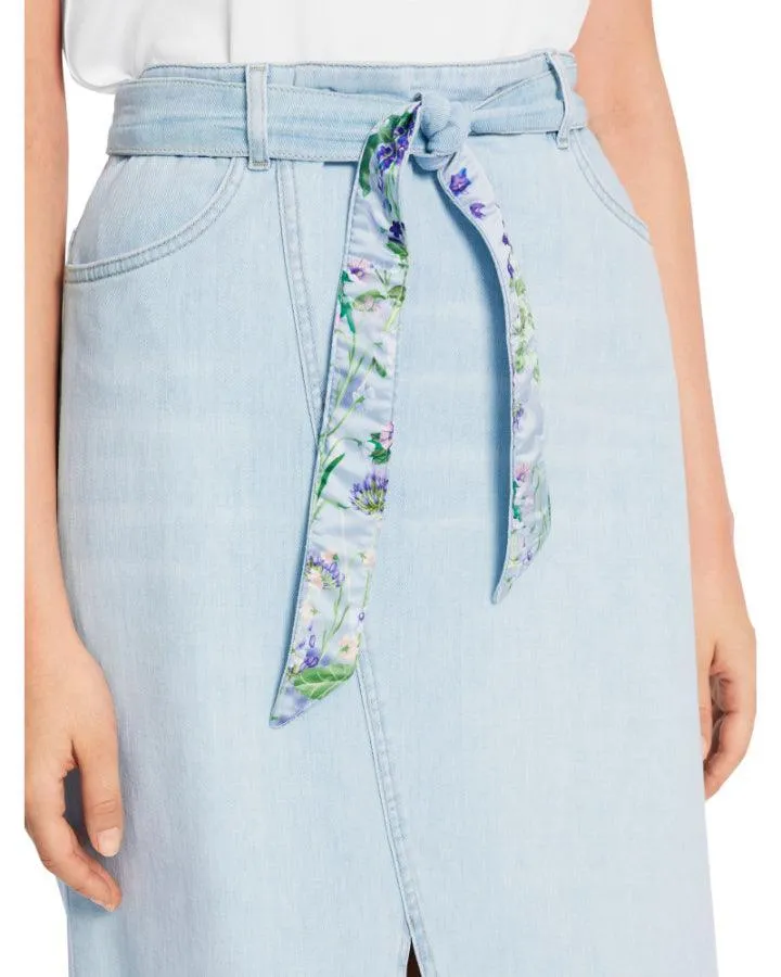 Marc Cain Faded Denim Skirt