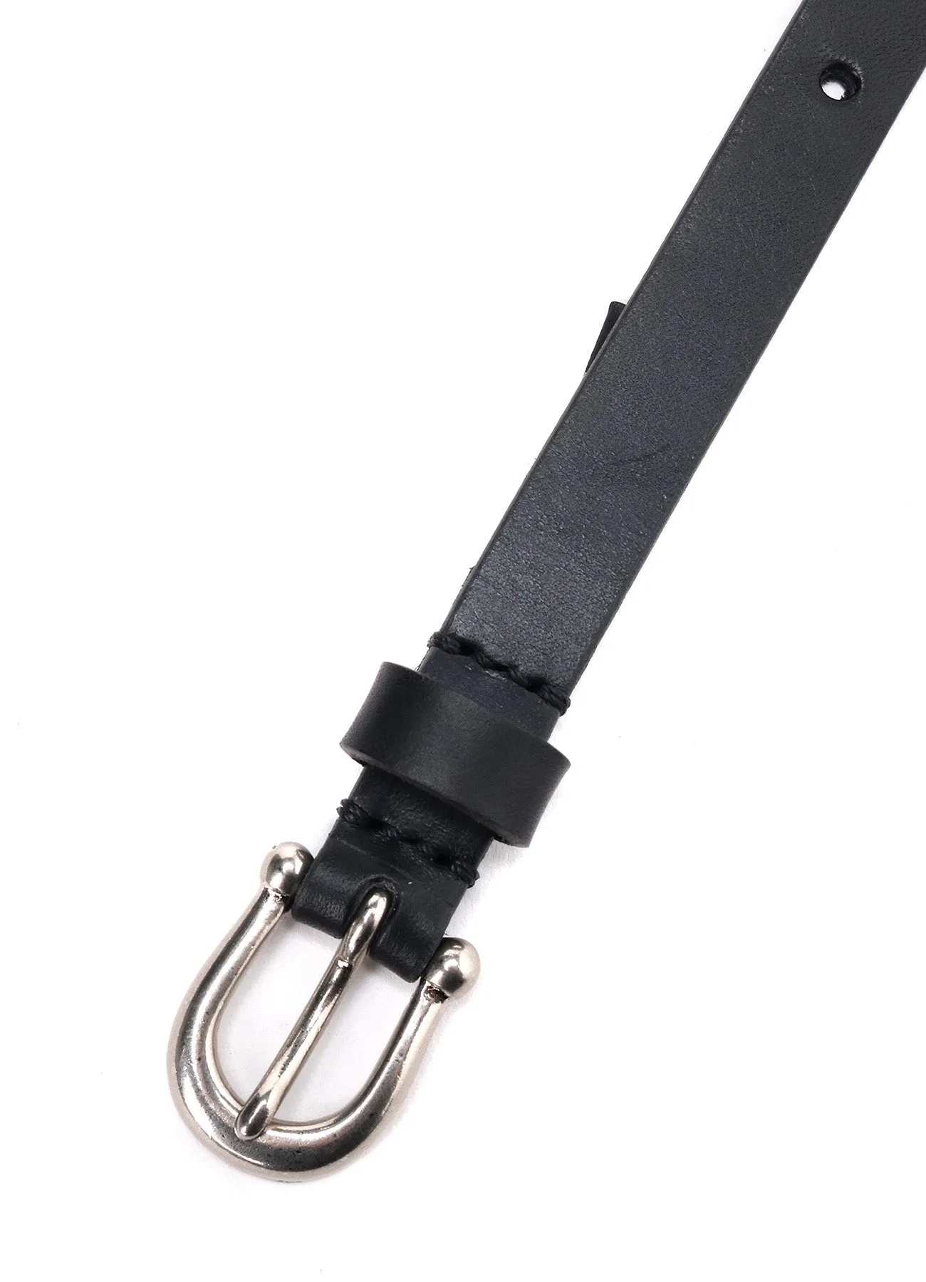 MATT SOFT OIL LEATHER 15MM LONG BELT