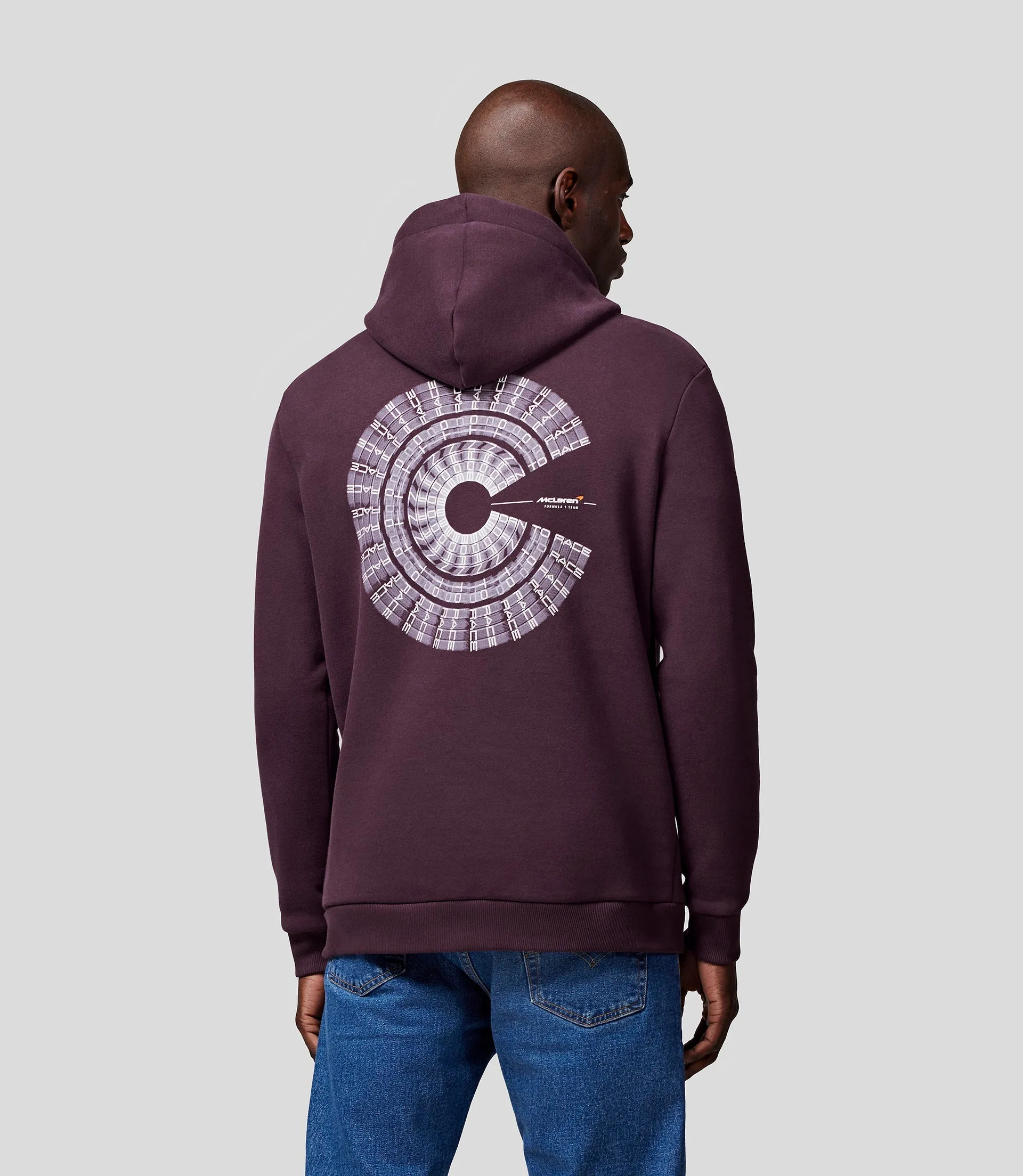 McLaren 2024 Unisex Born To Race Hoodie - PLUM PERFECT