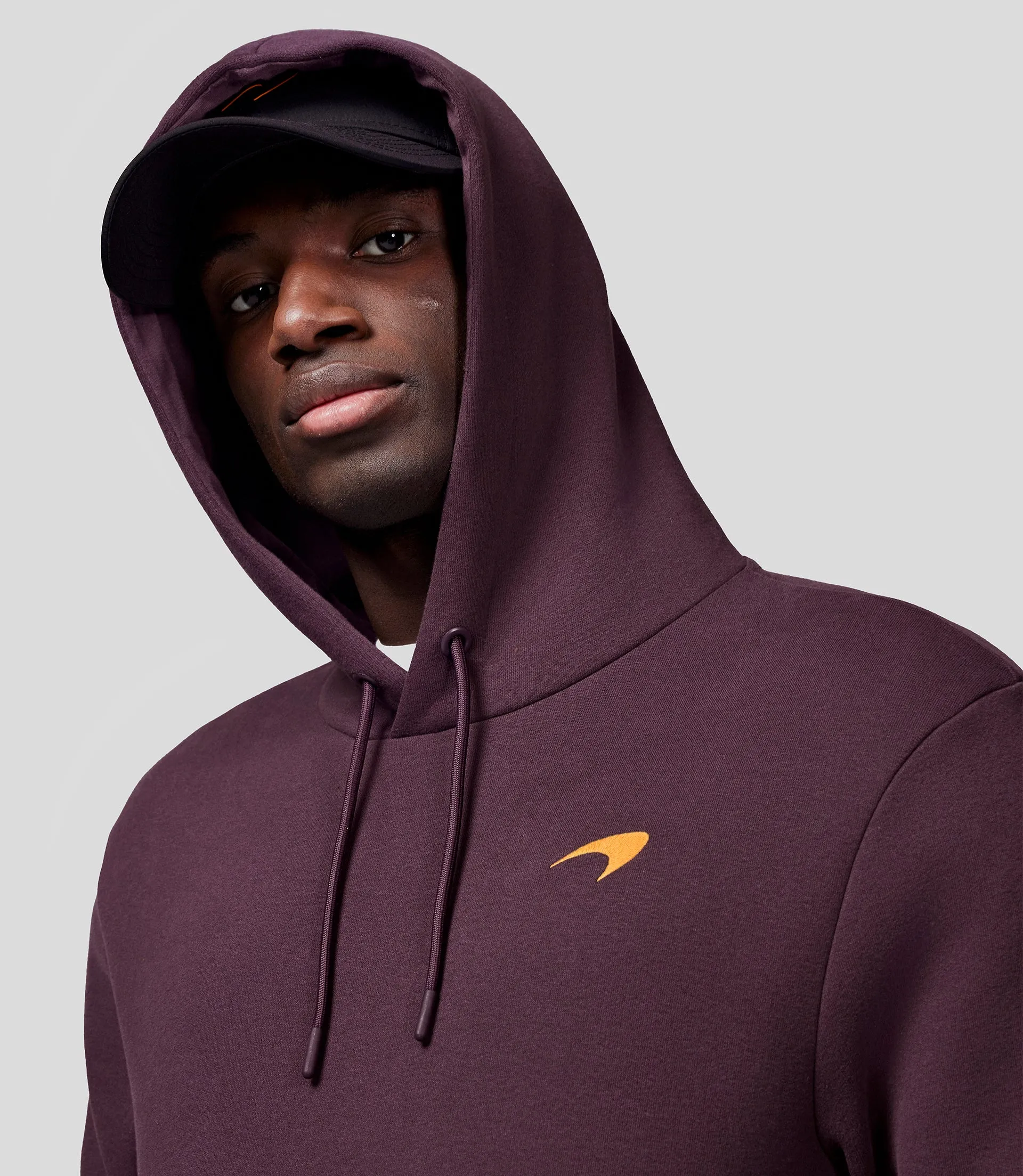 McLaren 2024 Unisex Born To Race Hoodie - PLUM PERFECT