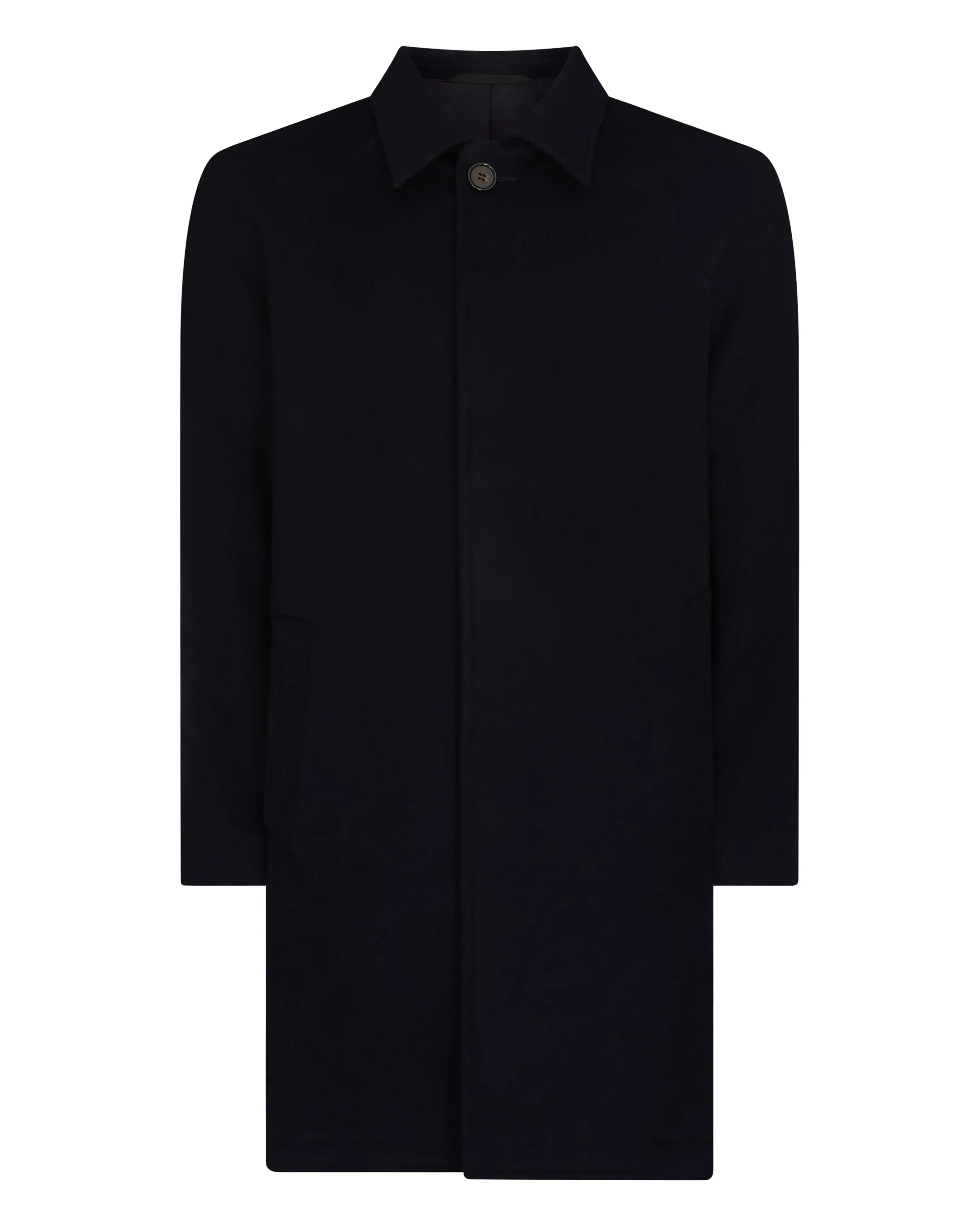 Men's Cashmere Coat Navy Blue