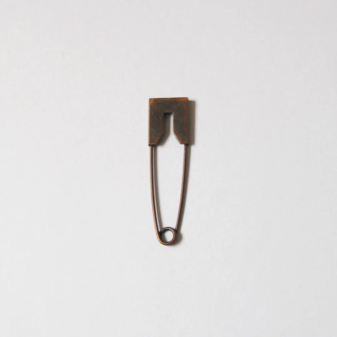 Modern Kilt Pin Antique Brass  - 7.5cm (3")