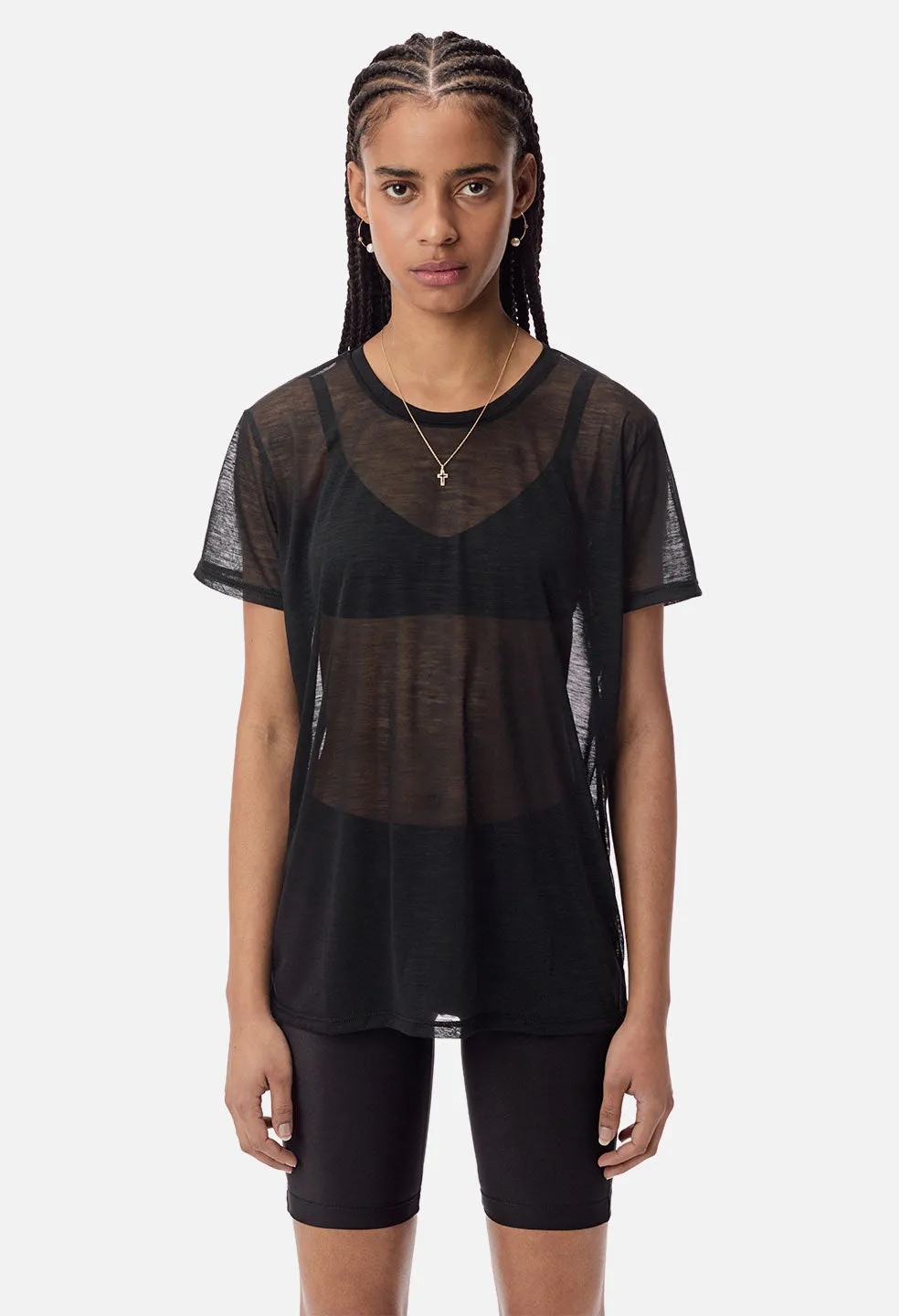 Orion Mesh Tee / Black