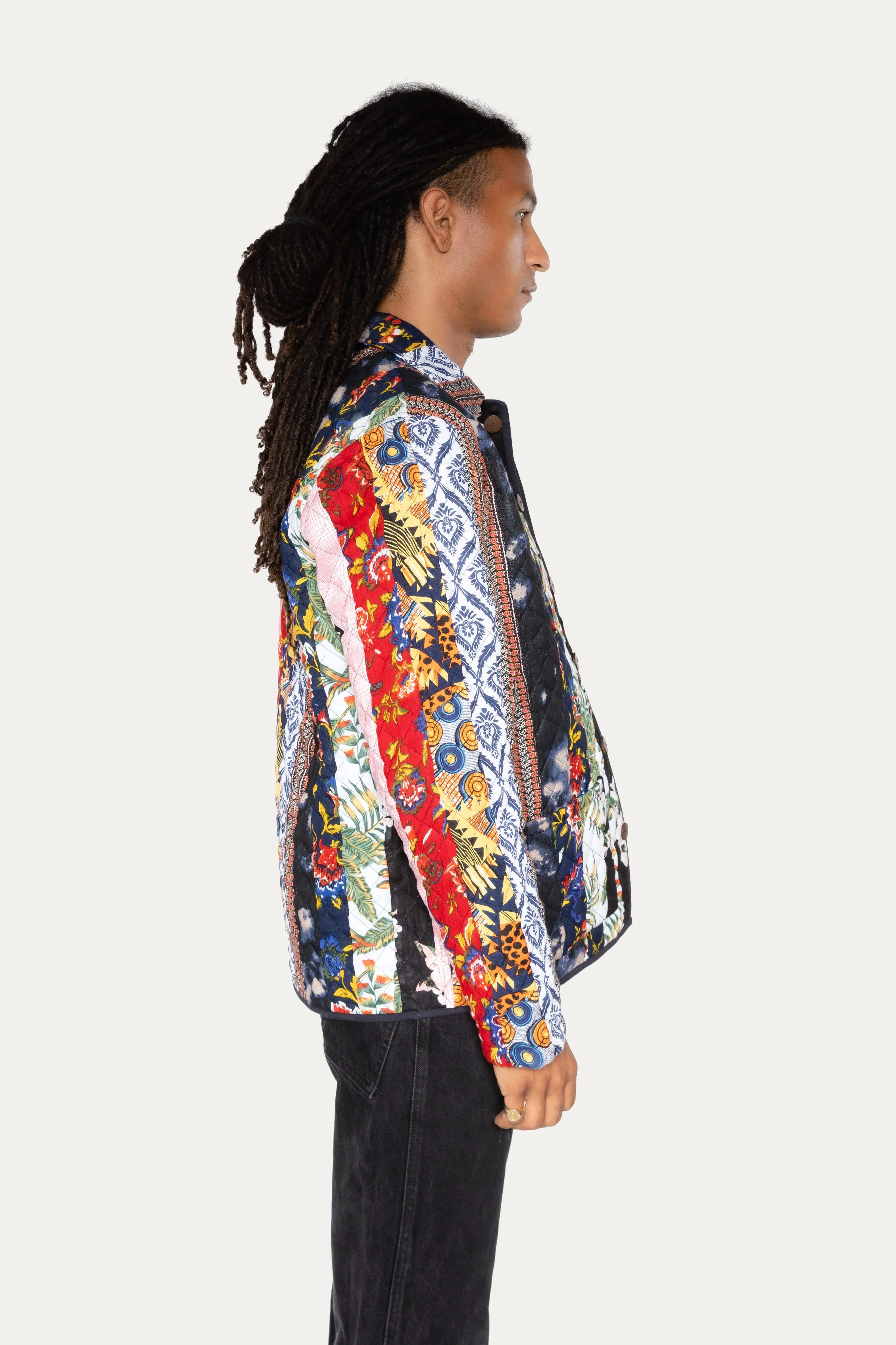 Orissa Upcycled Patchwork Trucker Jacket