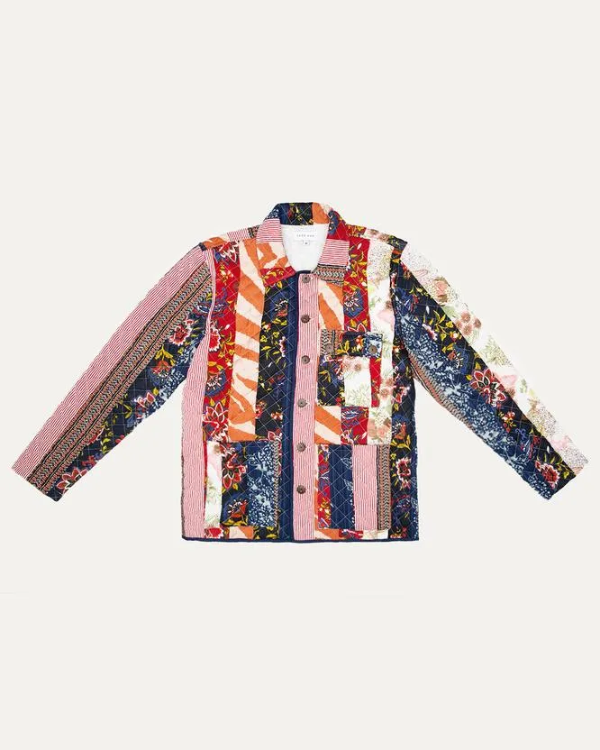 Orissa Upcycled Patchwork Trucker Jacket