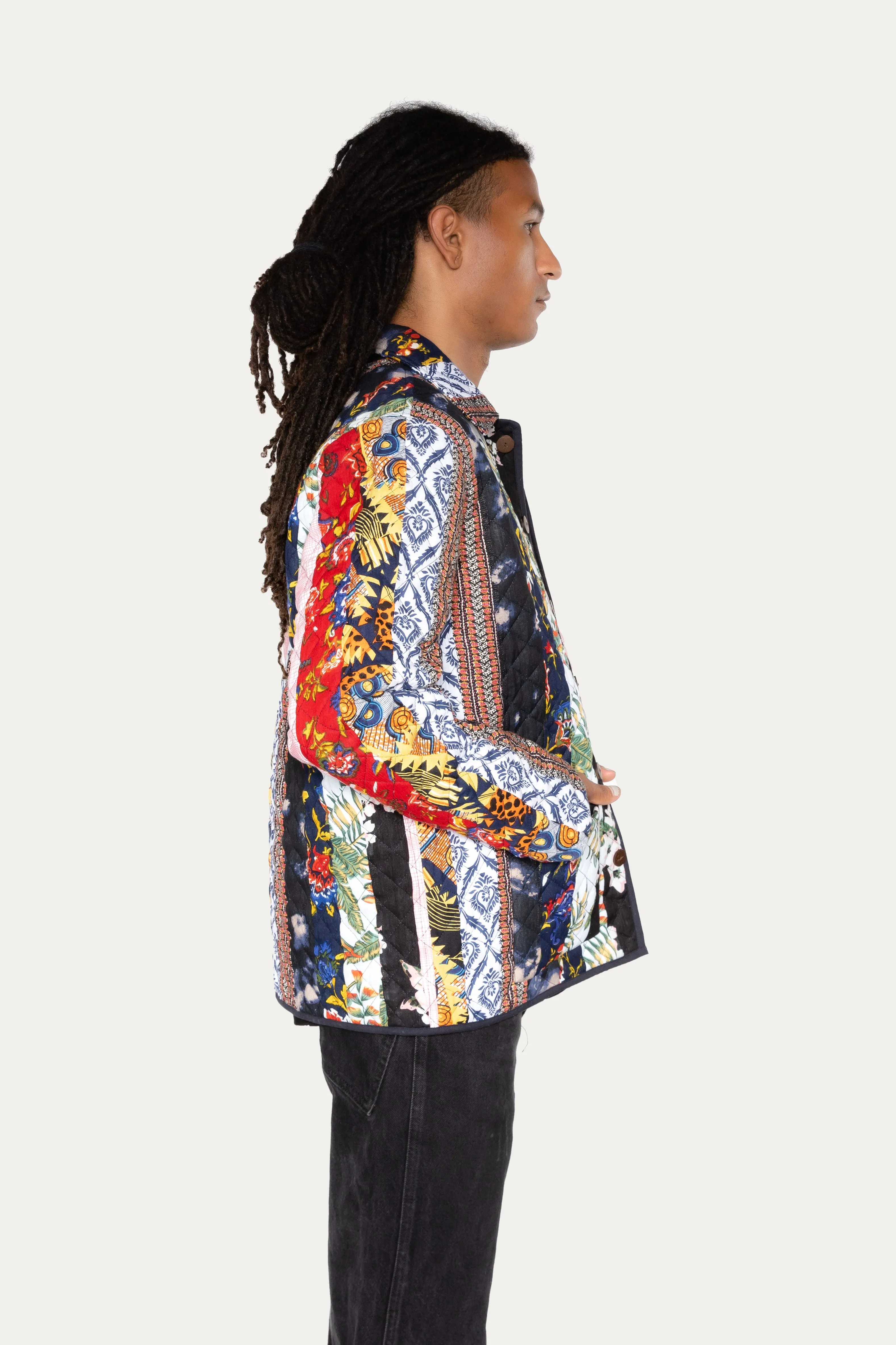 Orissa Upcycled Patchwork Trucker Jacket